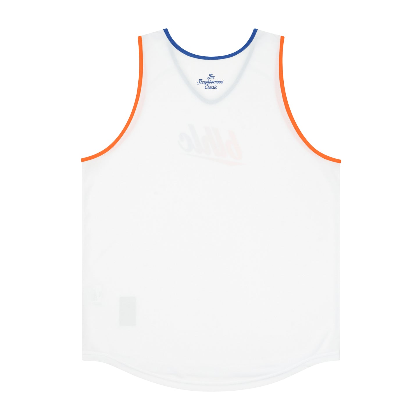 The Neighborhood Classic Tank Top (white/blue/orange)