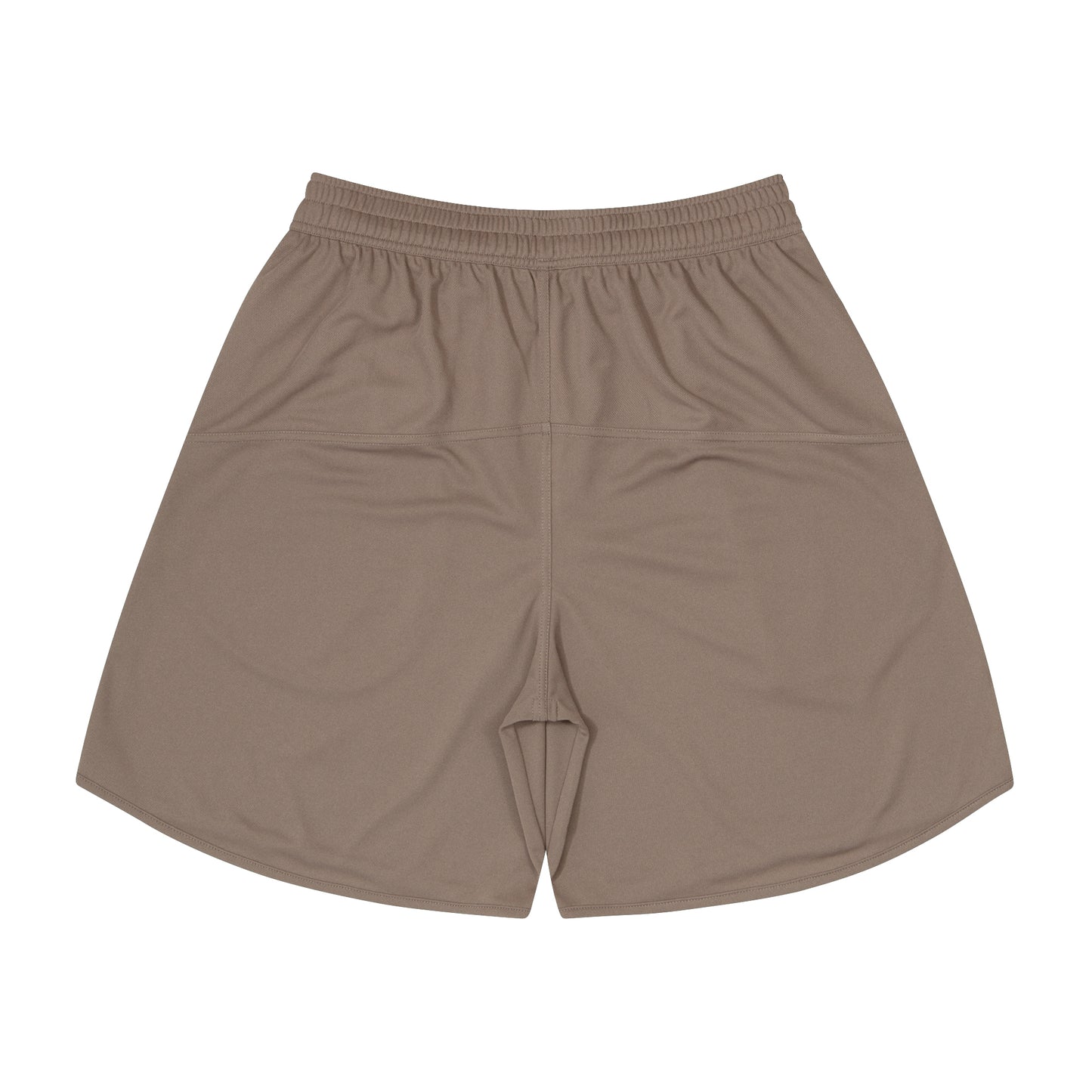 Basic Zip Shorts (taupe gray/off white)