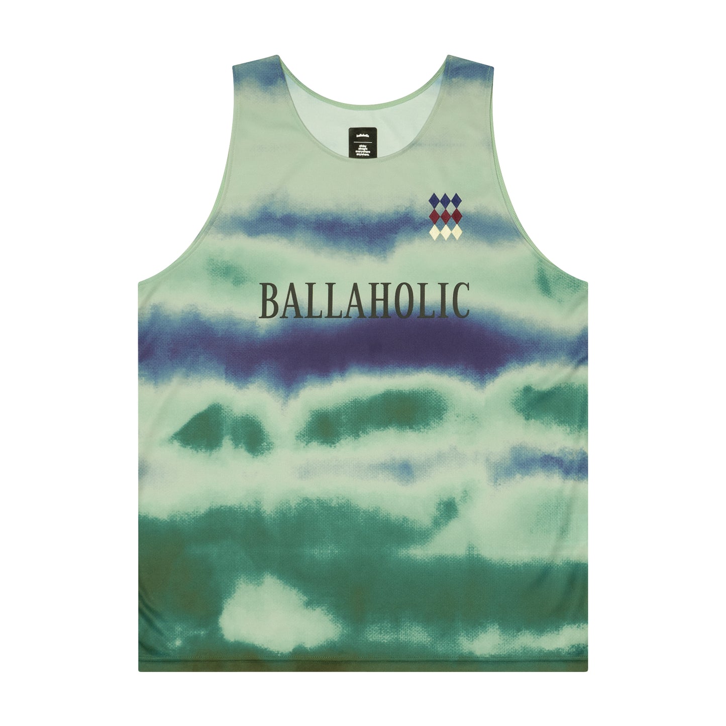 Tides Pattern Tank Top (sage)