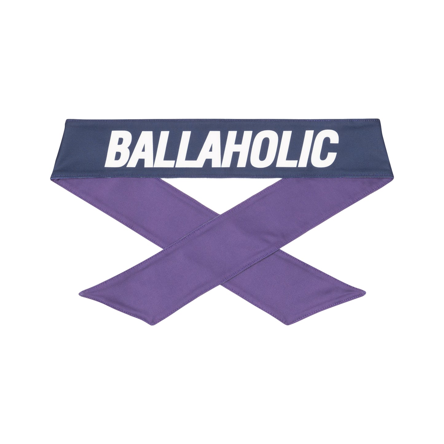 Logo Head Tie (purple/navy)