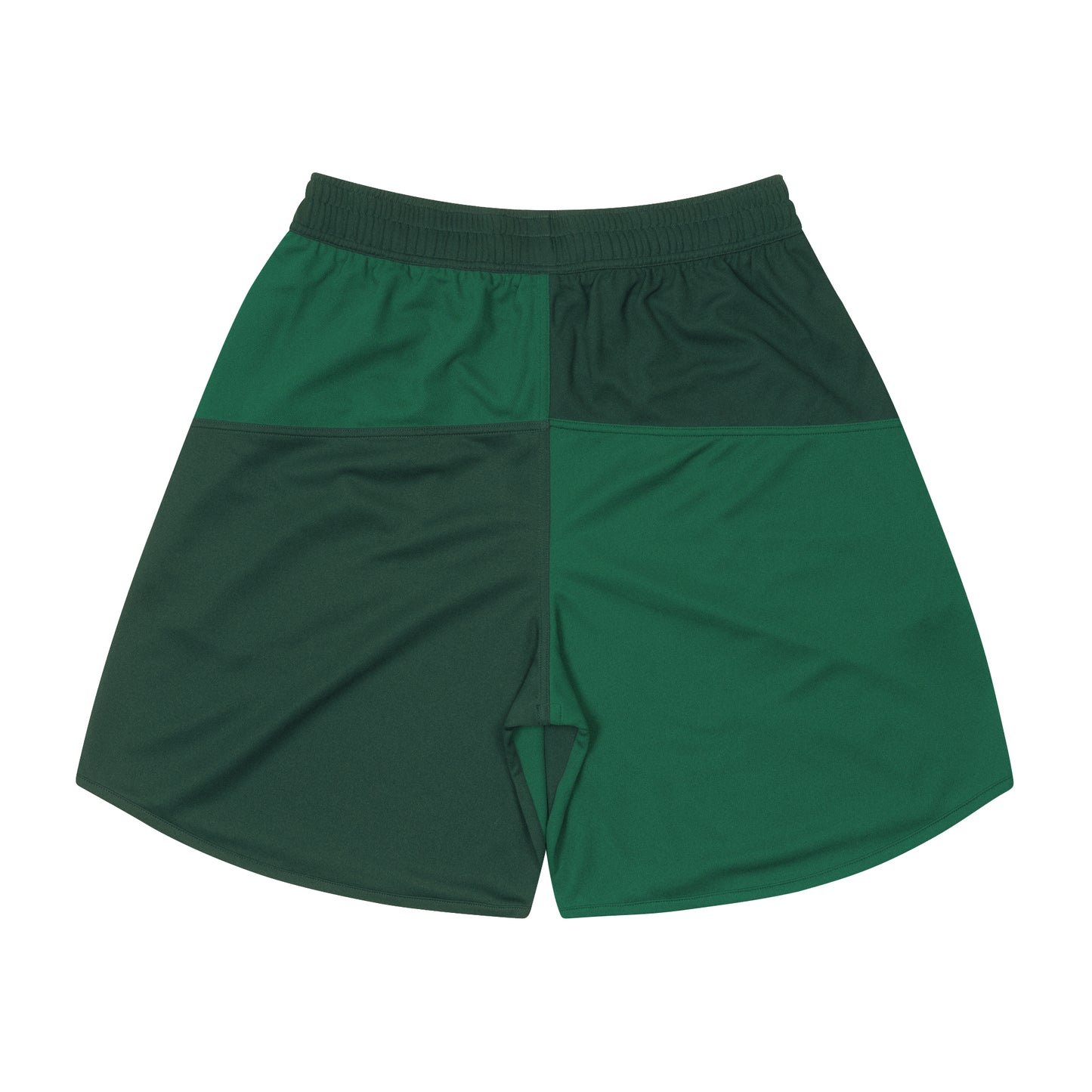 2 Tone Basic Zip Shorts (dark green)
