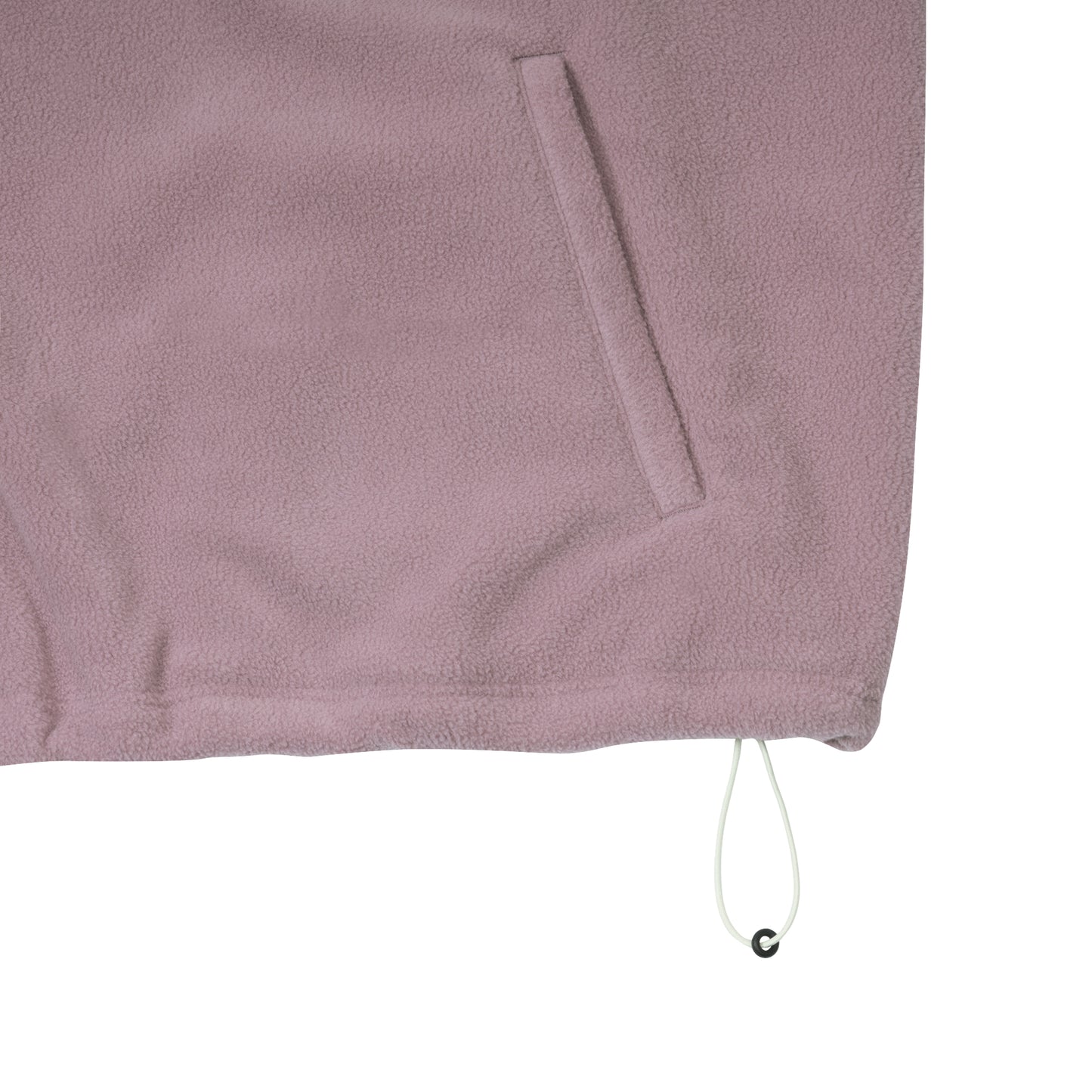 Fleece Half Button Pullover (grape)