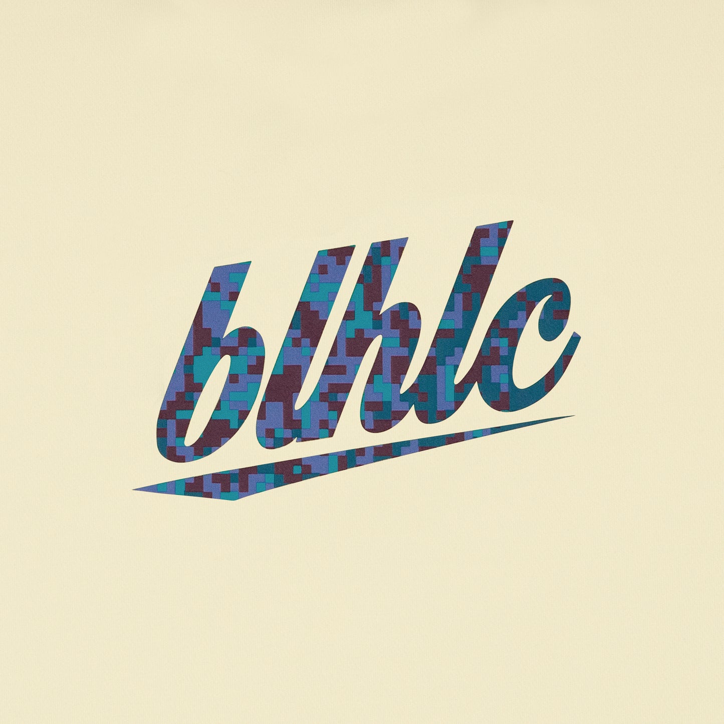 blhlc Back Print Cool Tee (ivory/marine digital camo)