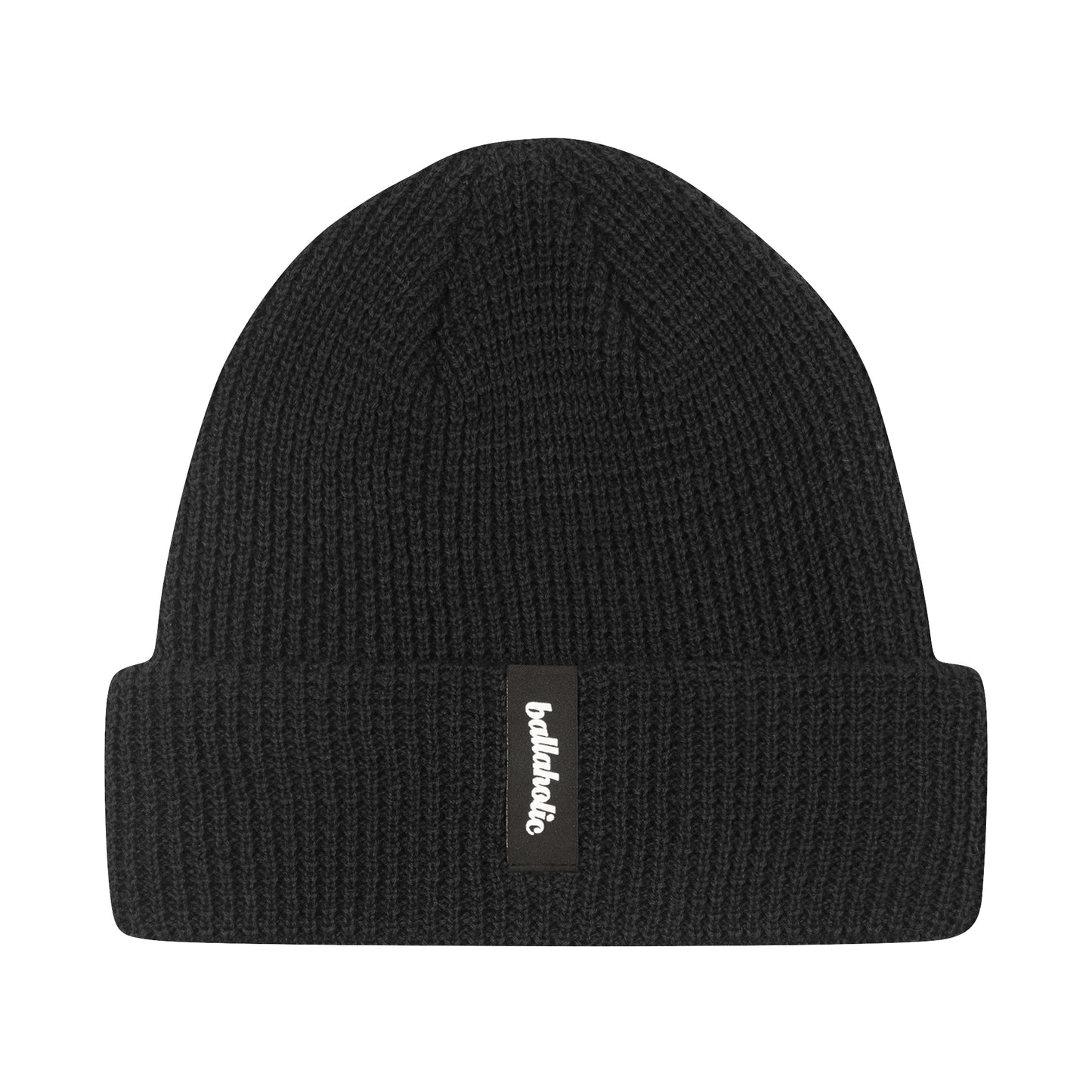 Logo Label Beanie (black/black)