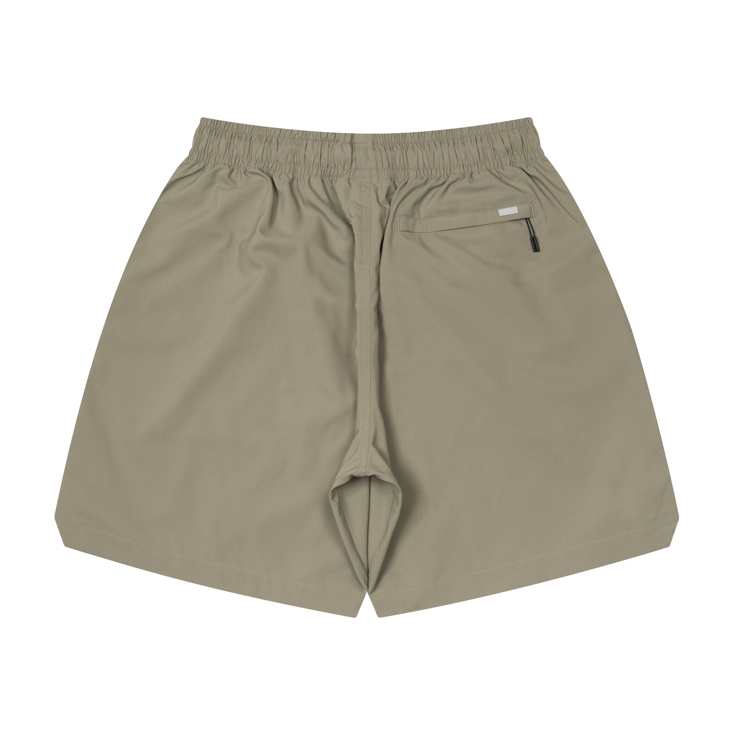Logo Anywhere Zip Shorts (dark beige)