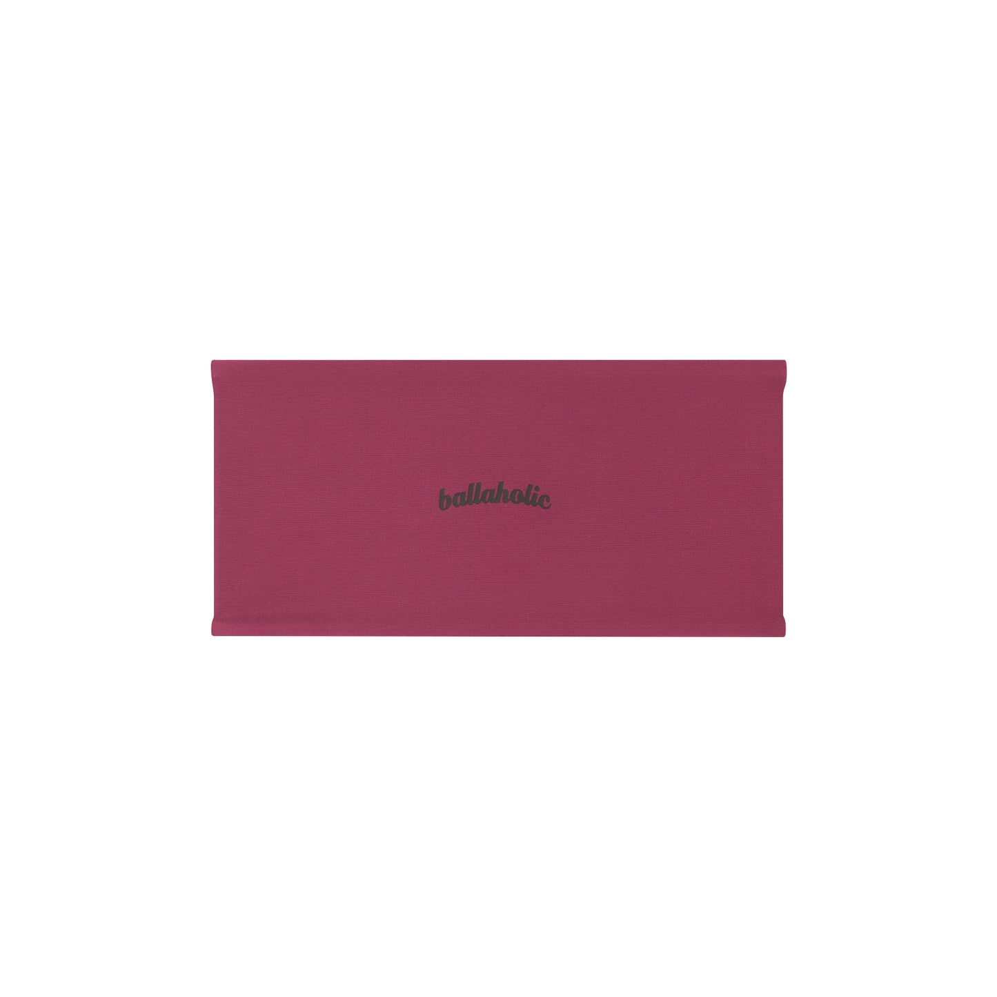 Wide Reversible Headband (red plum/wine)