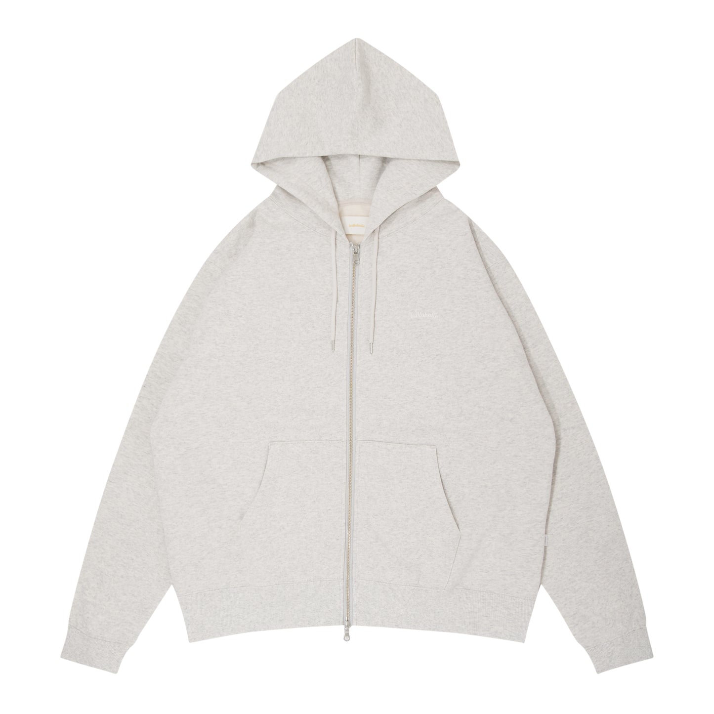 Small Logo Sweat Full Zip Hoodie (ash)