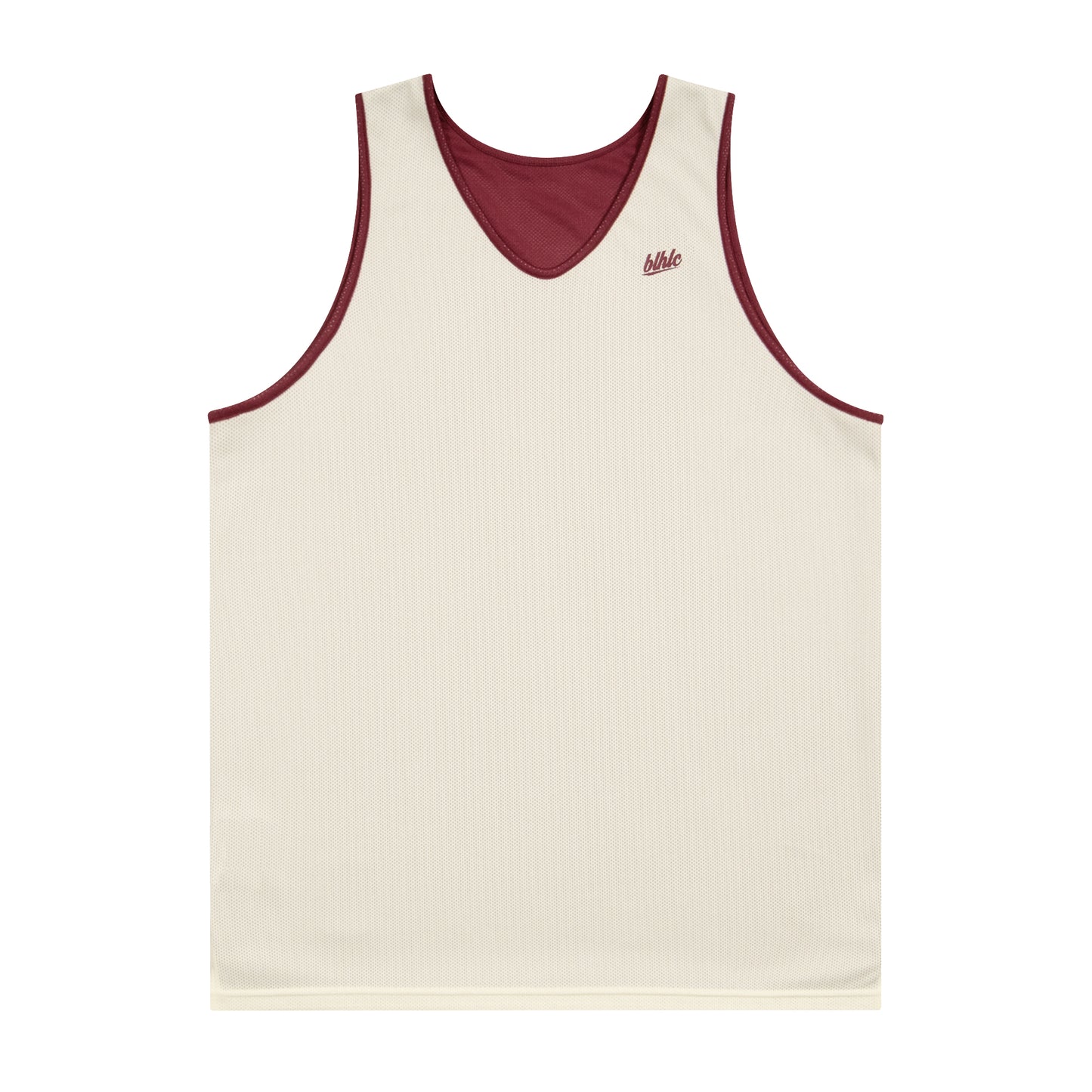 Basic Reversible Jersey (crimson/ivory)