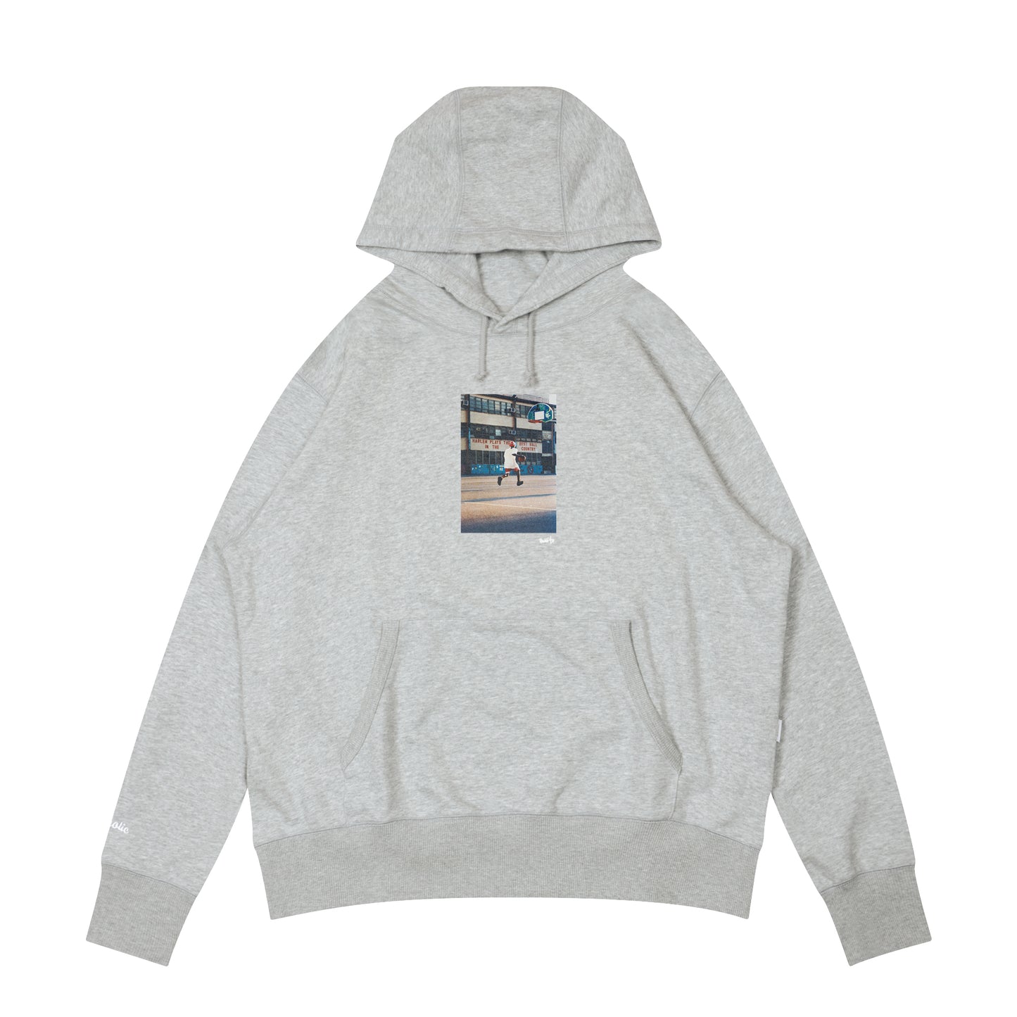 Bobbito x ballaholic Photo Sweat Hoodie -Harlem USA- (gray)