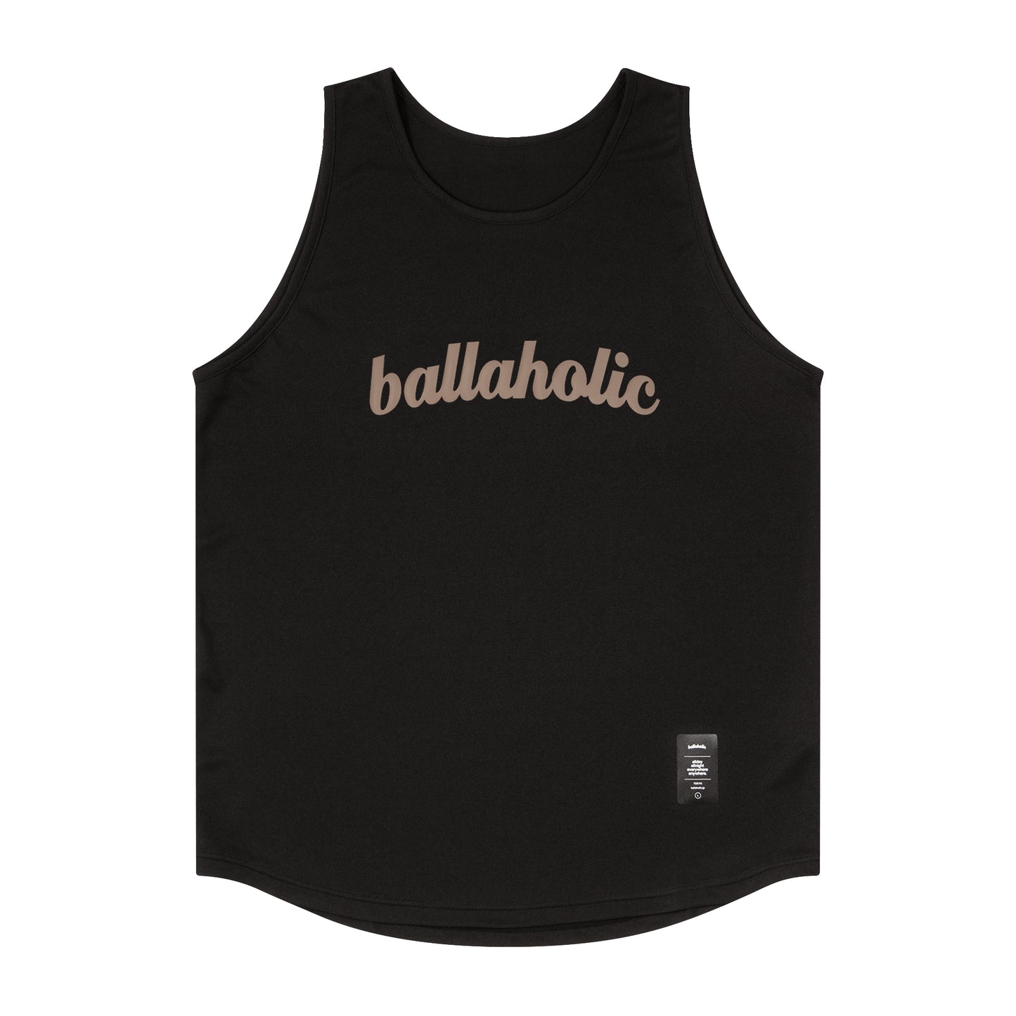 Logo Tank Top (black/taupe gray)