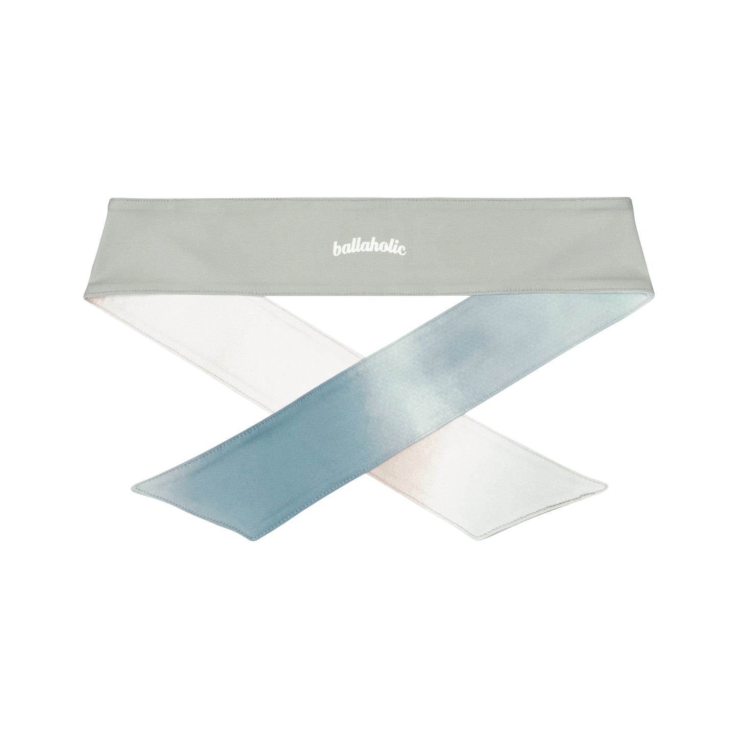 Logo Head Tie (white tides/gray)
