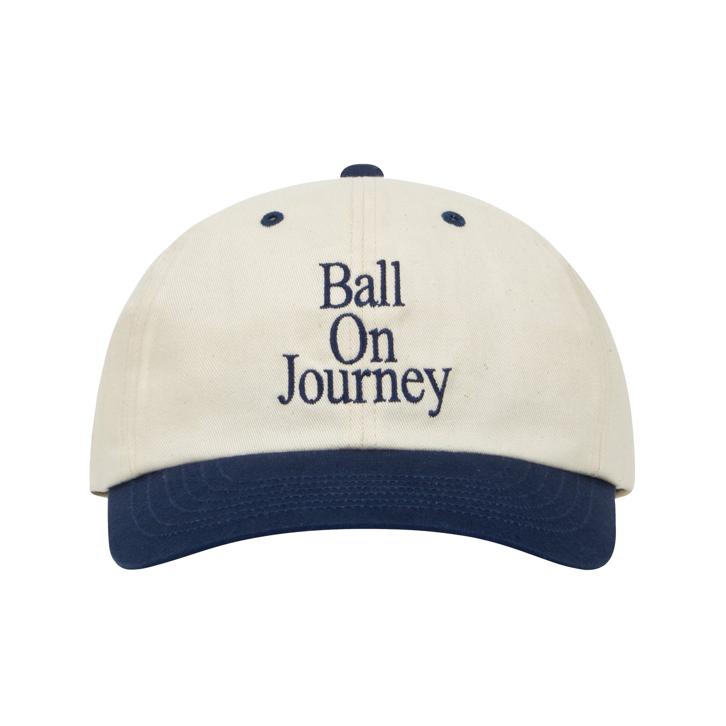 Ball On Journey 6P Cap (kinari/navy)