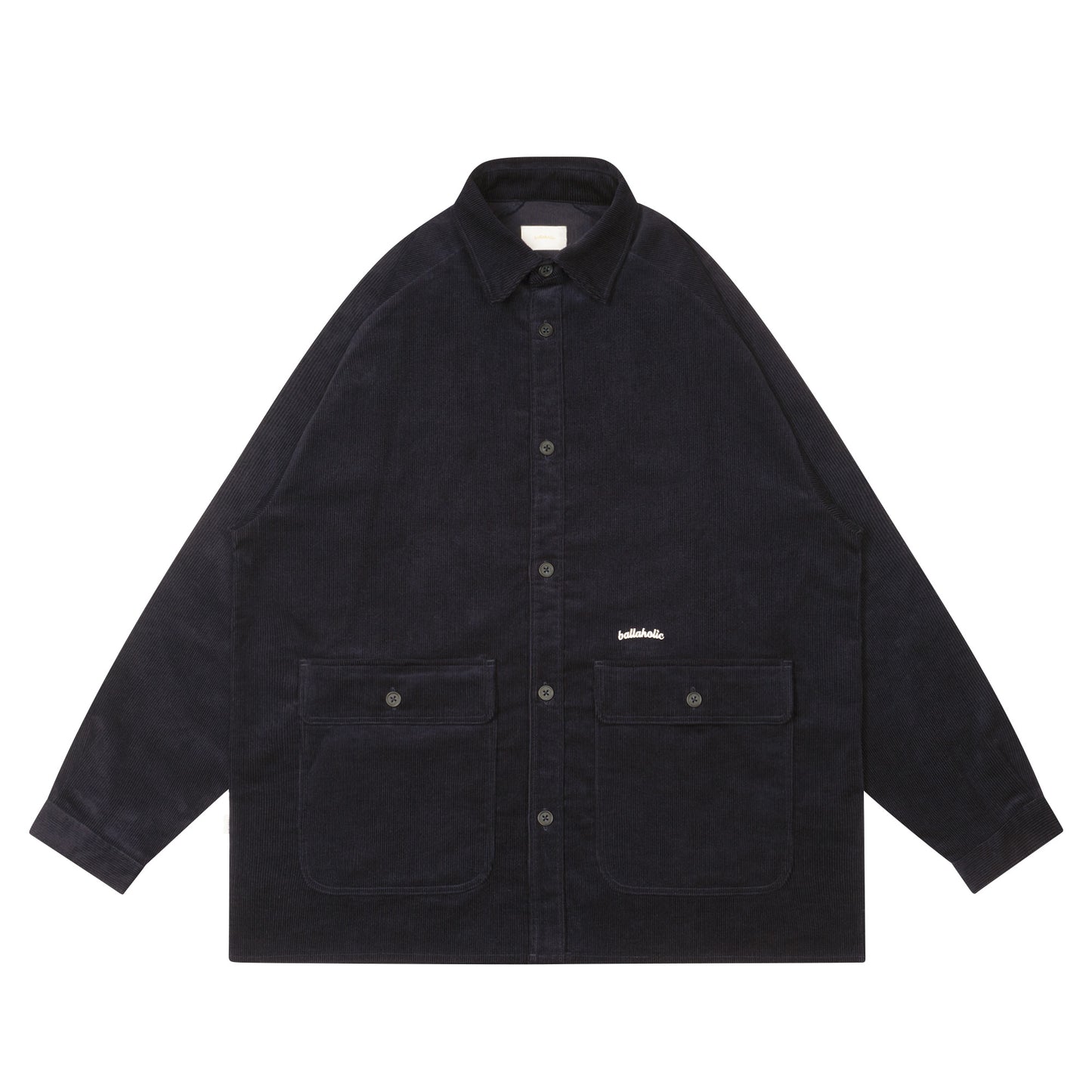 Logo Corduroy Shirt Jacket (navy)
