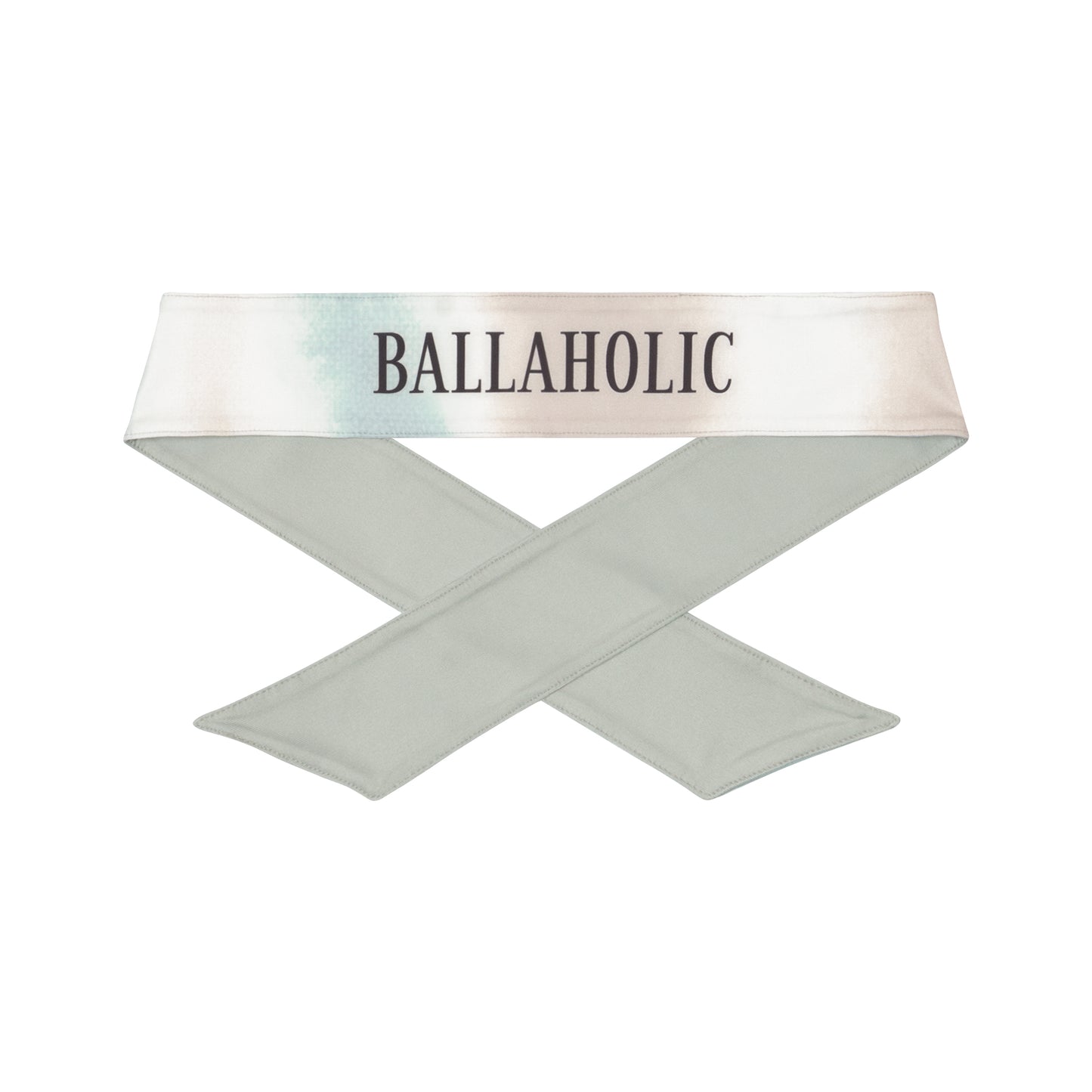 Logo Head Tie (white tides/gray)