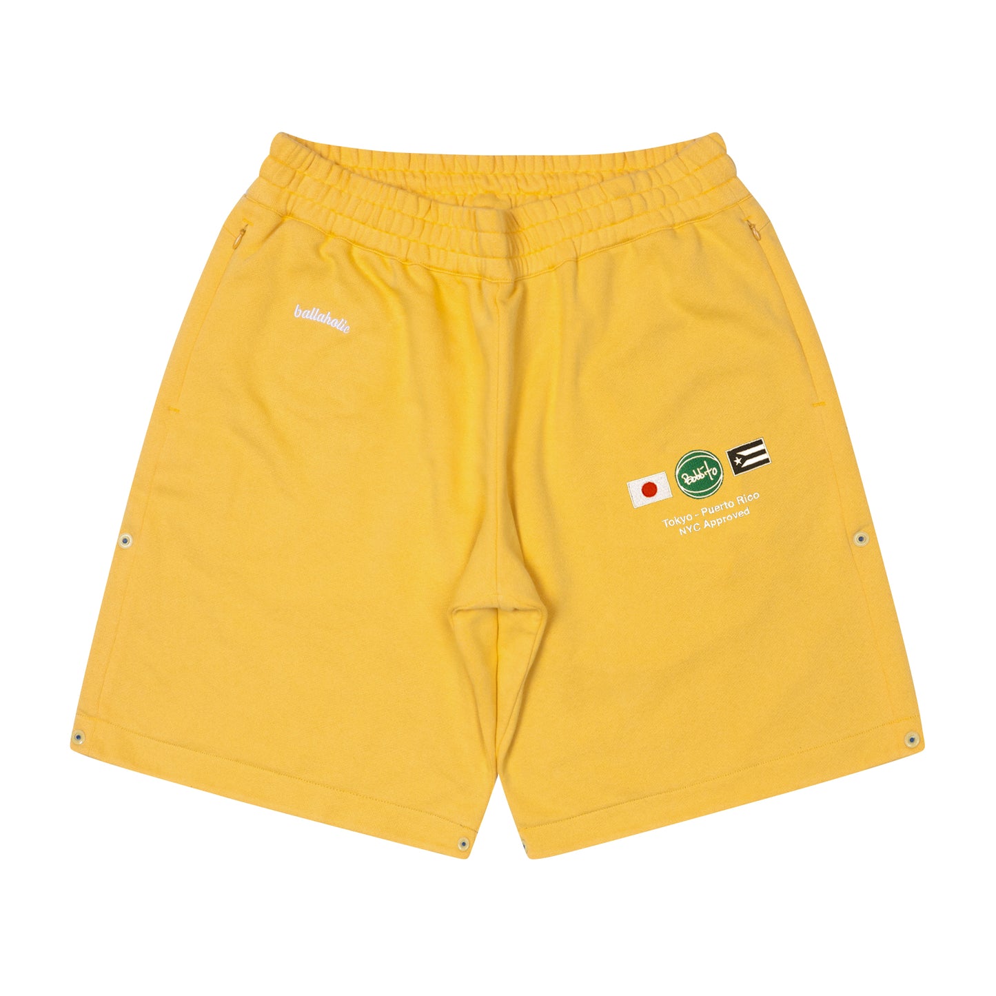 Bobbito x ballaholic 1990/2023 Hybrid Sweat Shorts (gold/navy)