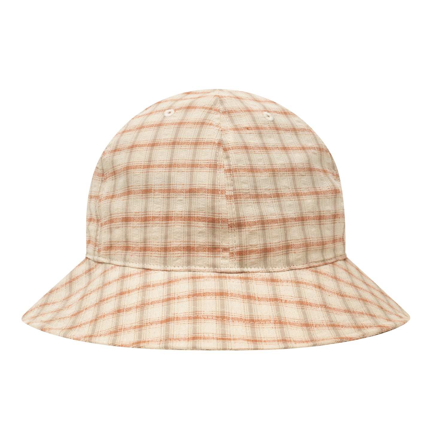 Cotton Linen Seersucker 6P Hat (red)