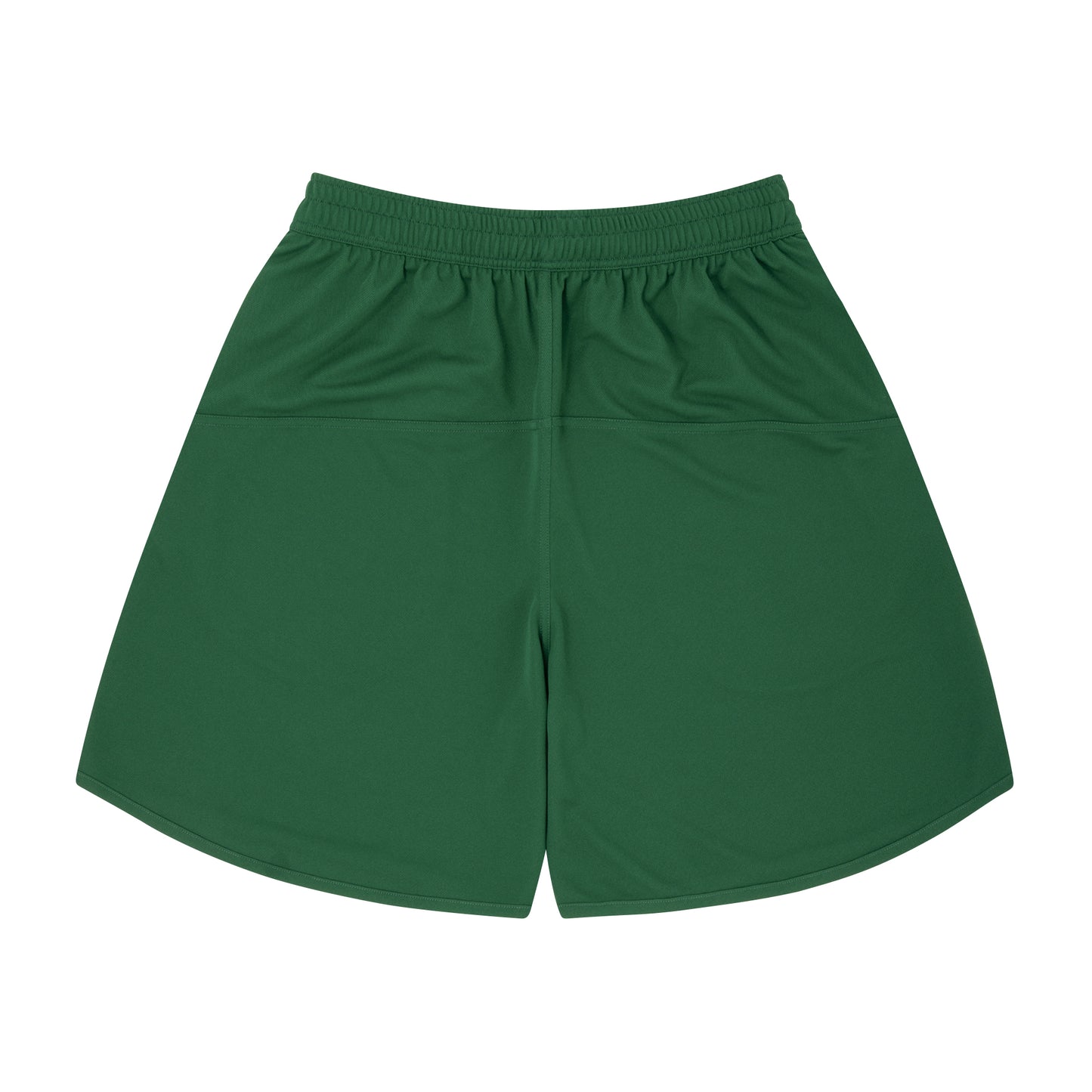 Basic Zip Shorts (forest green/off white)