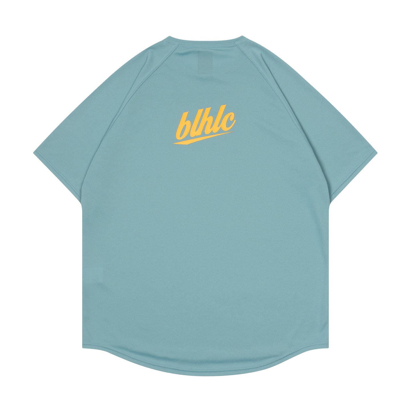 blhlc Back Print Cool Tee (adriatic blue/yellow)