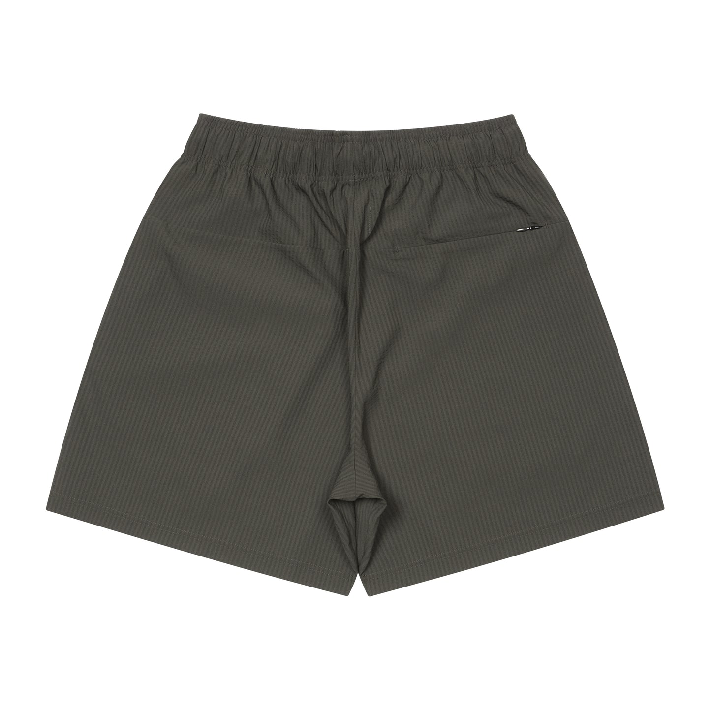 Seersucker Photo Zip Shorts (sumi)