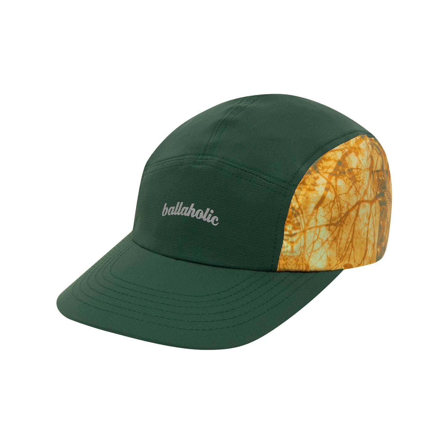W Face Jet Cap (dark green/camo)