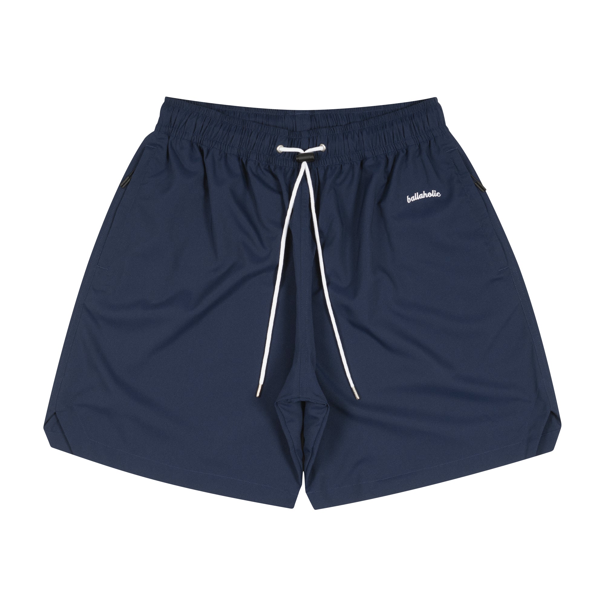 高速 割引 平日 Logo Anywhere Zip Shorts (navy) – ballaholic ウェア