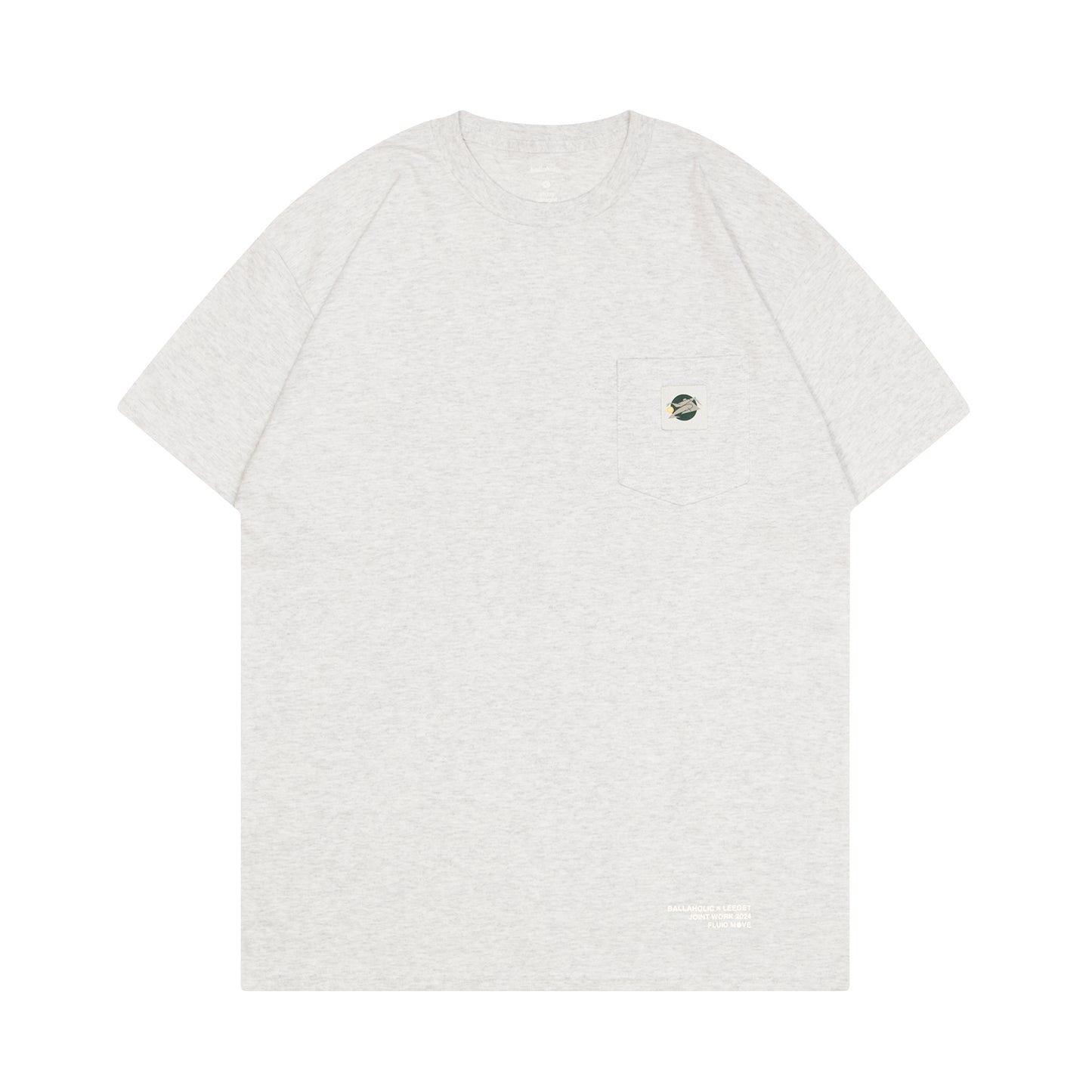 LEEGET x ballaholic Pocket Tee (ash)