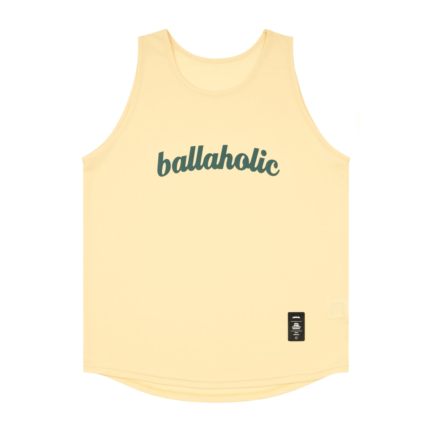 Logo Tank Top (lemon ice/antique green)