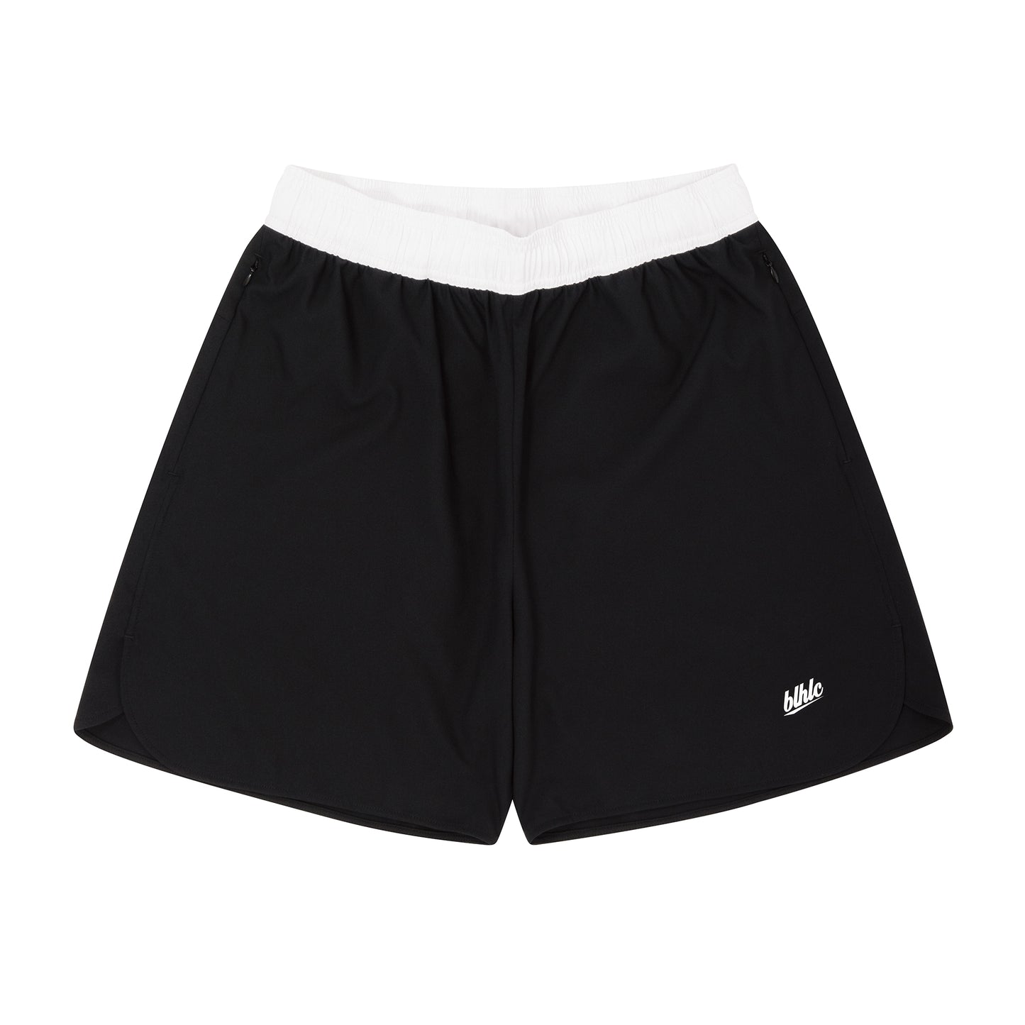 The Neighborhood Classic Zip Shorts (black/white)