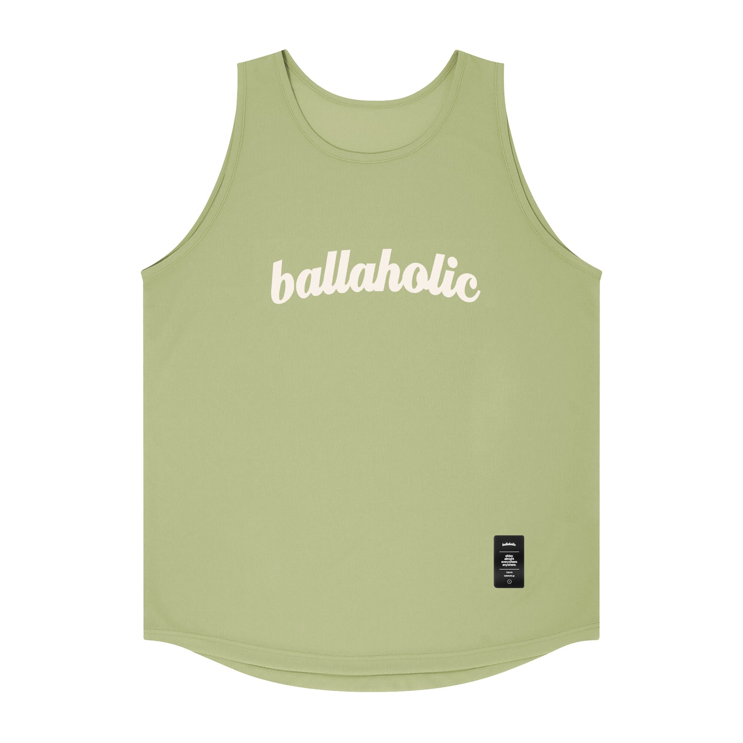 Logo Tank Top (sage green/off white)