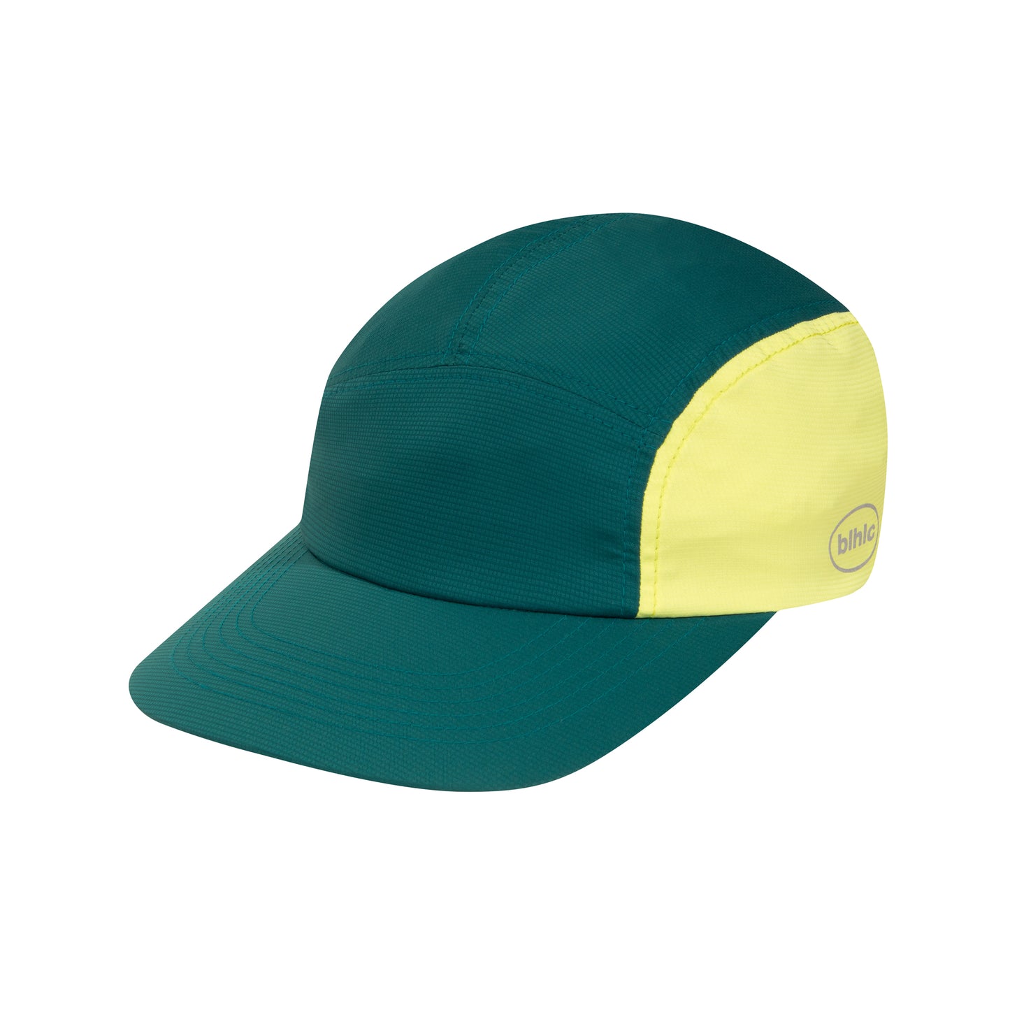 blhlc Oval Logo Nylon Jet Cap (dark green/lime)