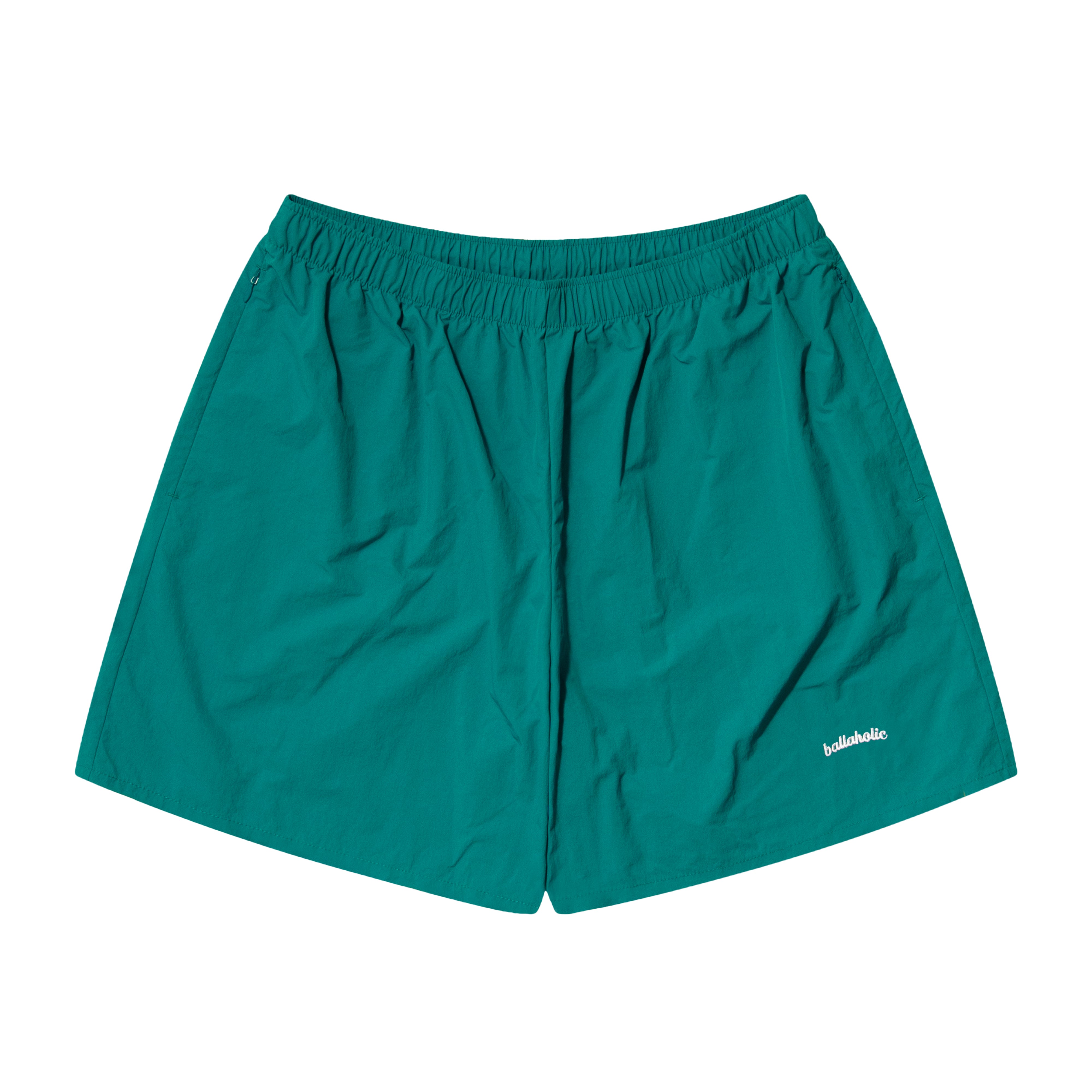 Logo Nylon City Shorts (turquoise) – ballaholic