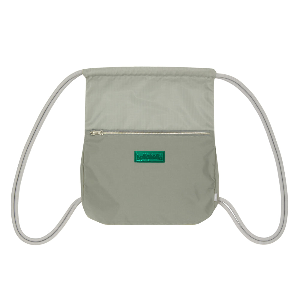 Logo Zip Pocket Gymsack (gray)