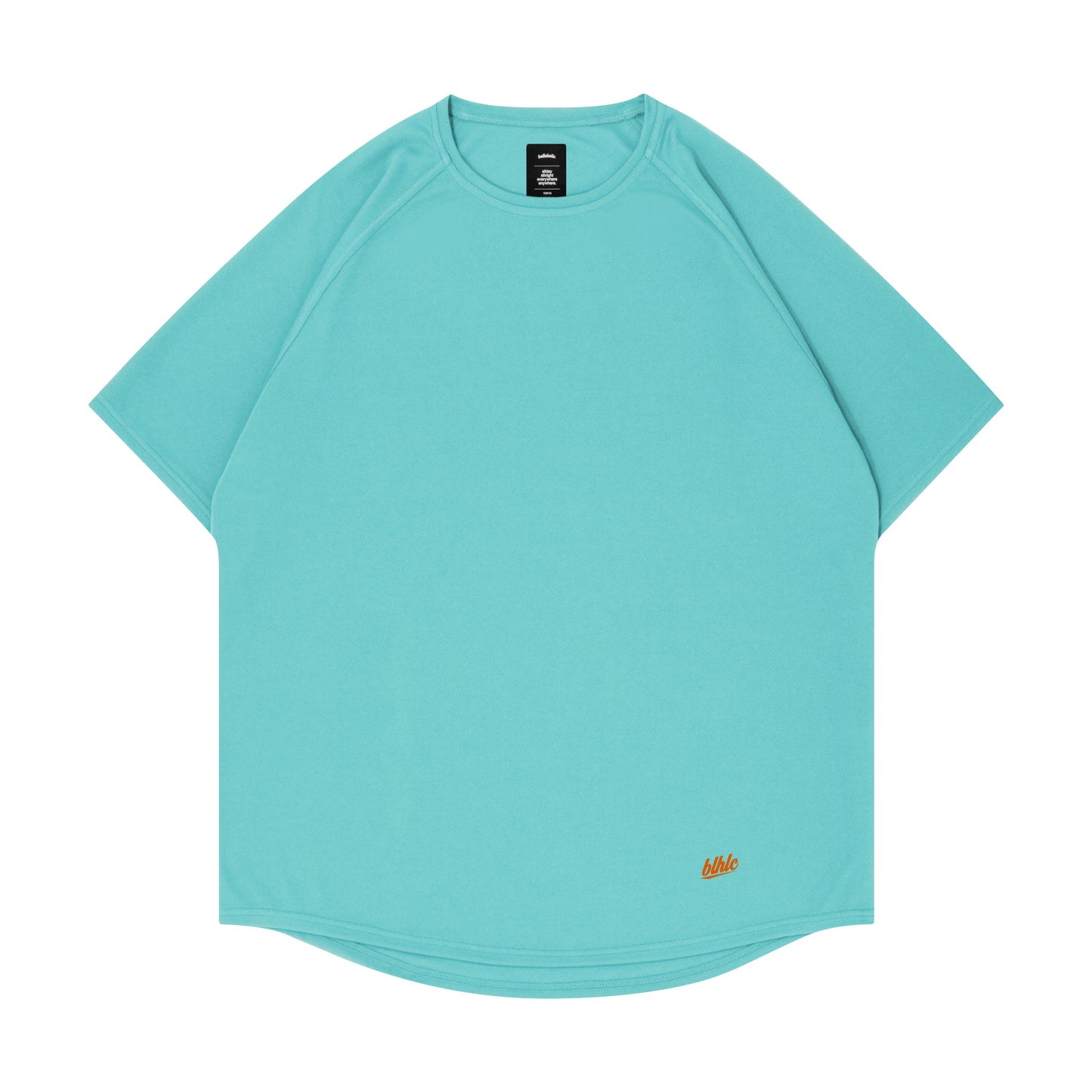 blhlc Back Print Cool Tee (aqua blue/orange)