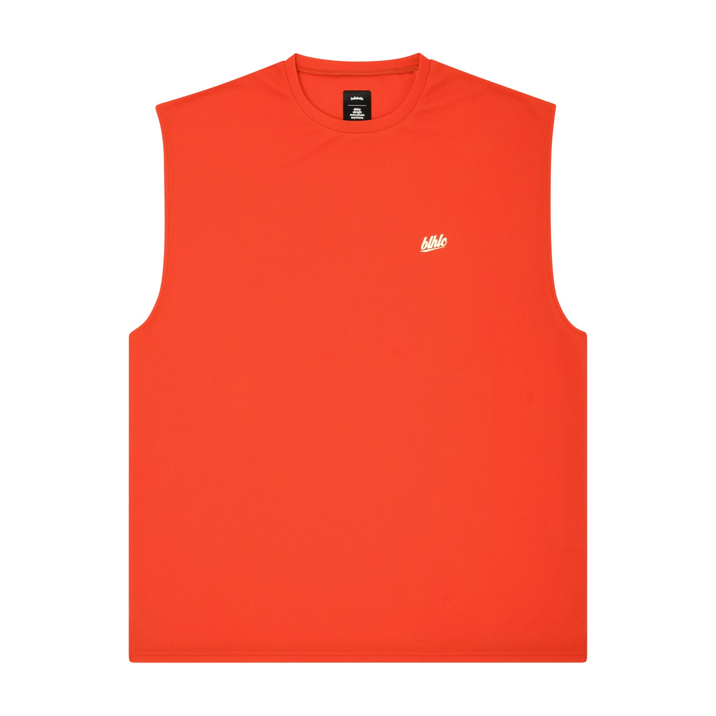 blhlc No Sleeve Tops (orange red/off white)