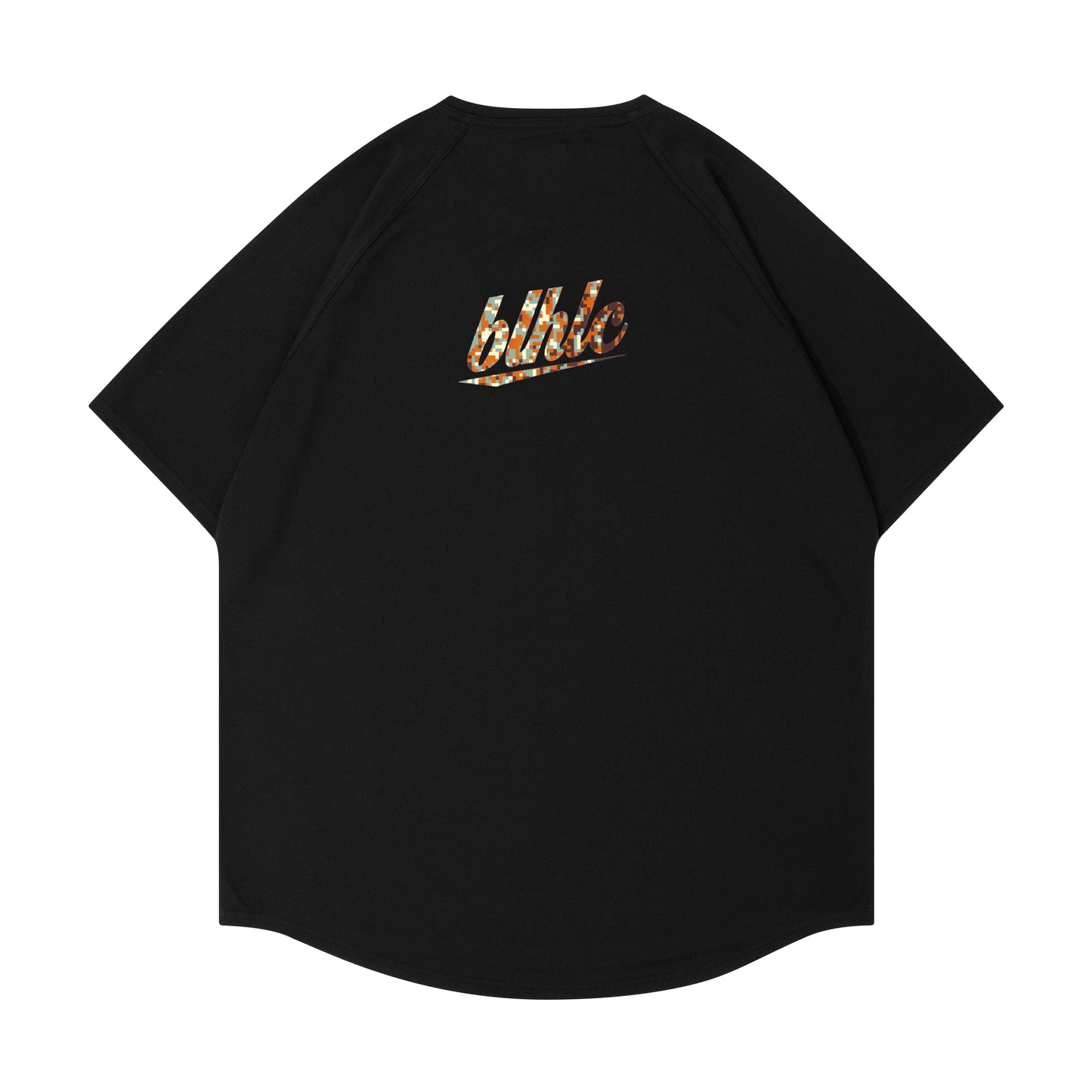 blhlc Back Print Cool Tee (black/sunset digital camo)