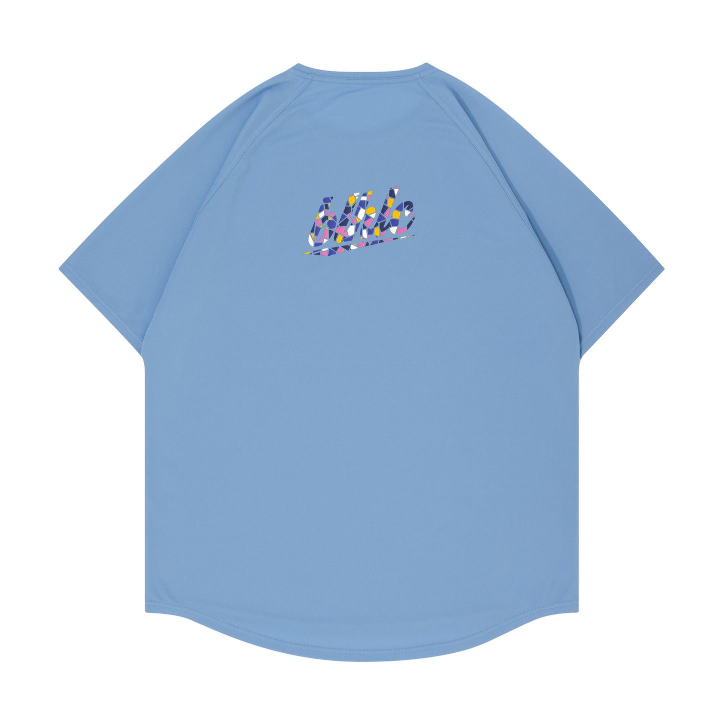 blhlc Back Print Cool Tee (sax/flower pink mosaic)