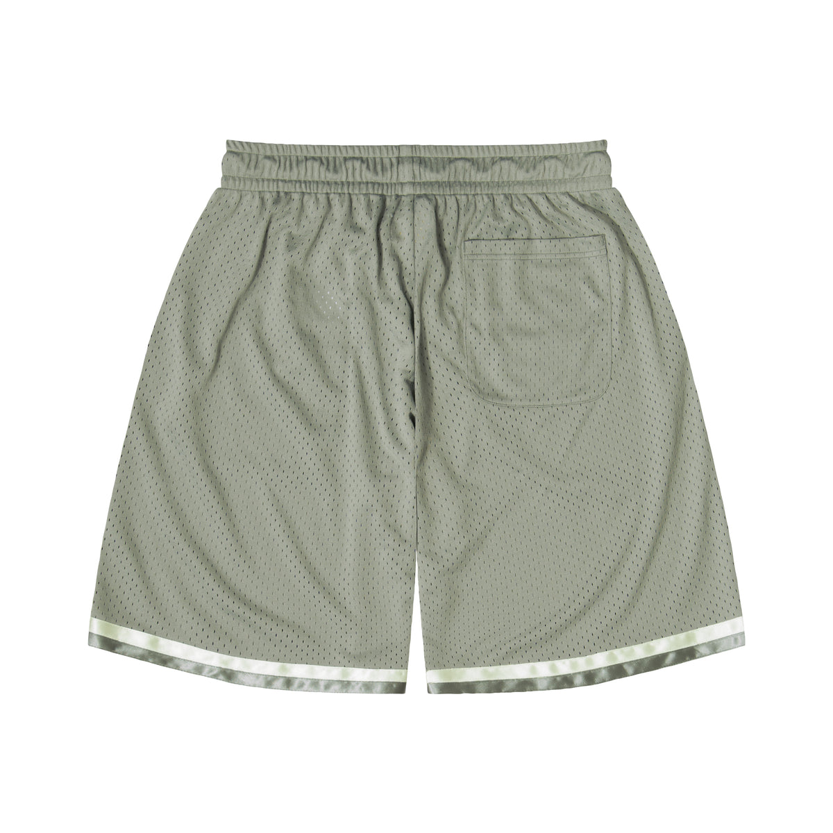 Tape Mesh Zip Shorts (gray)
