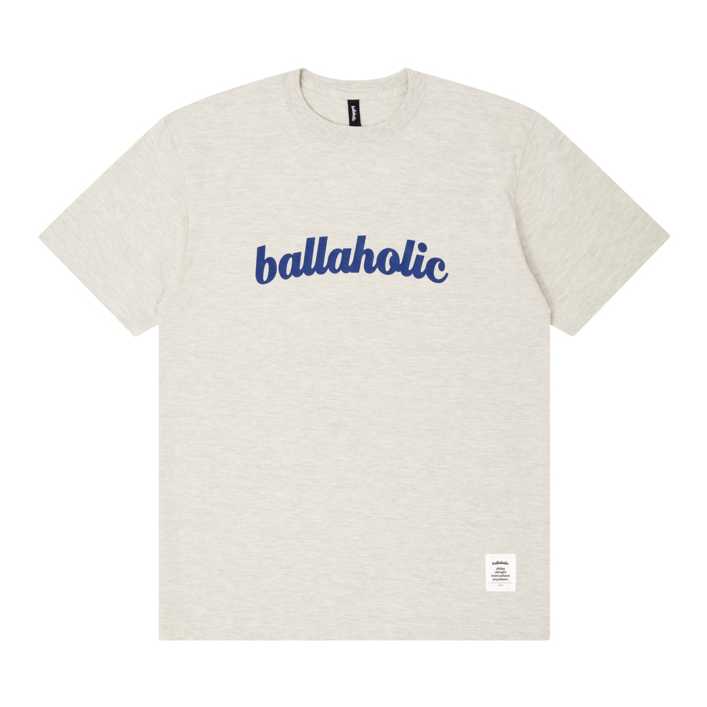 Logo Tee (oatmeal/reflex blue)