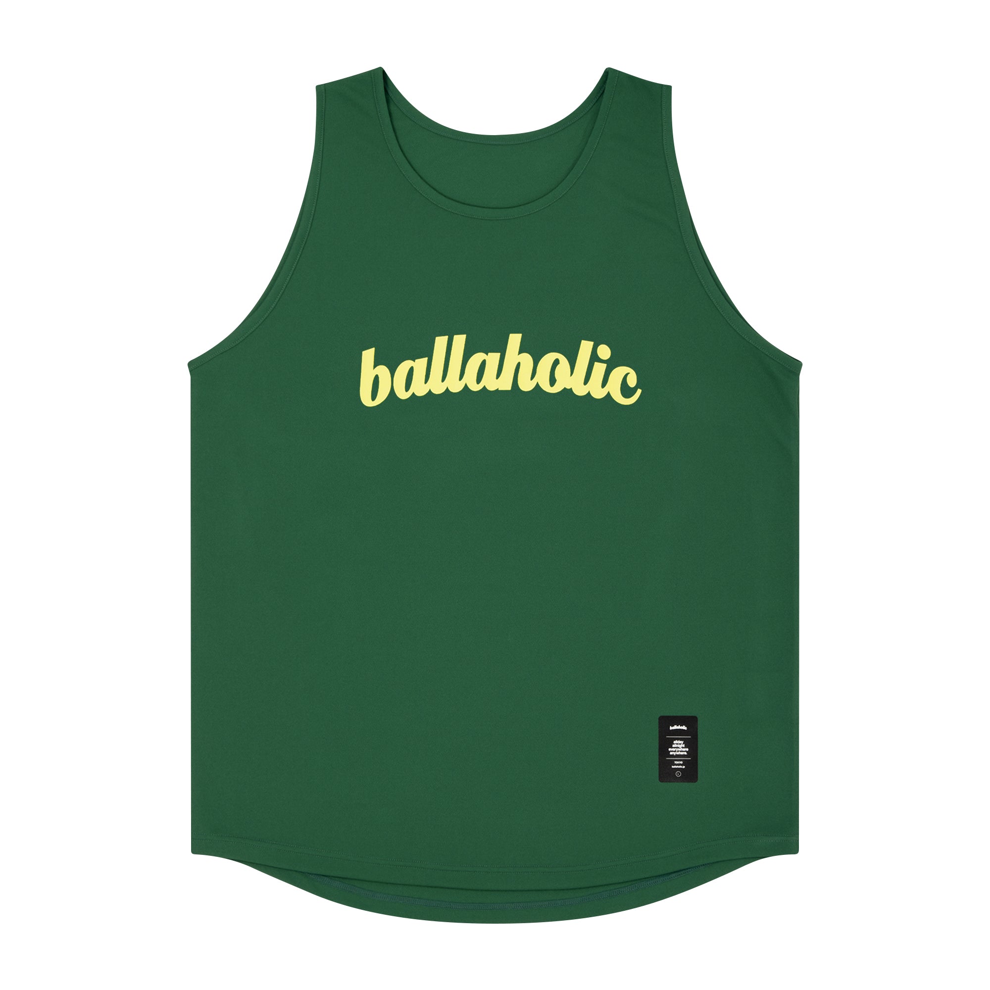 ballaholic Logo Tank Top グリーン Logo Tank Top (forest green/charlock) – ballaholic