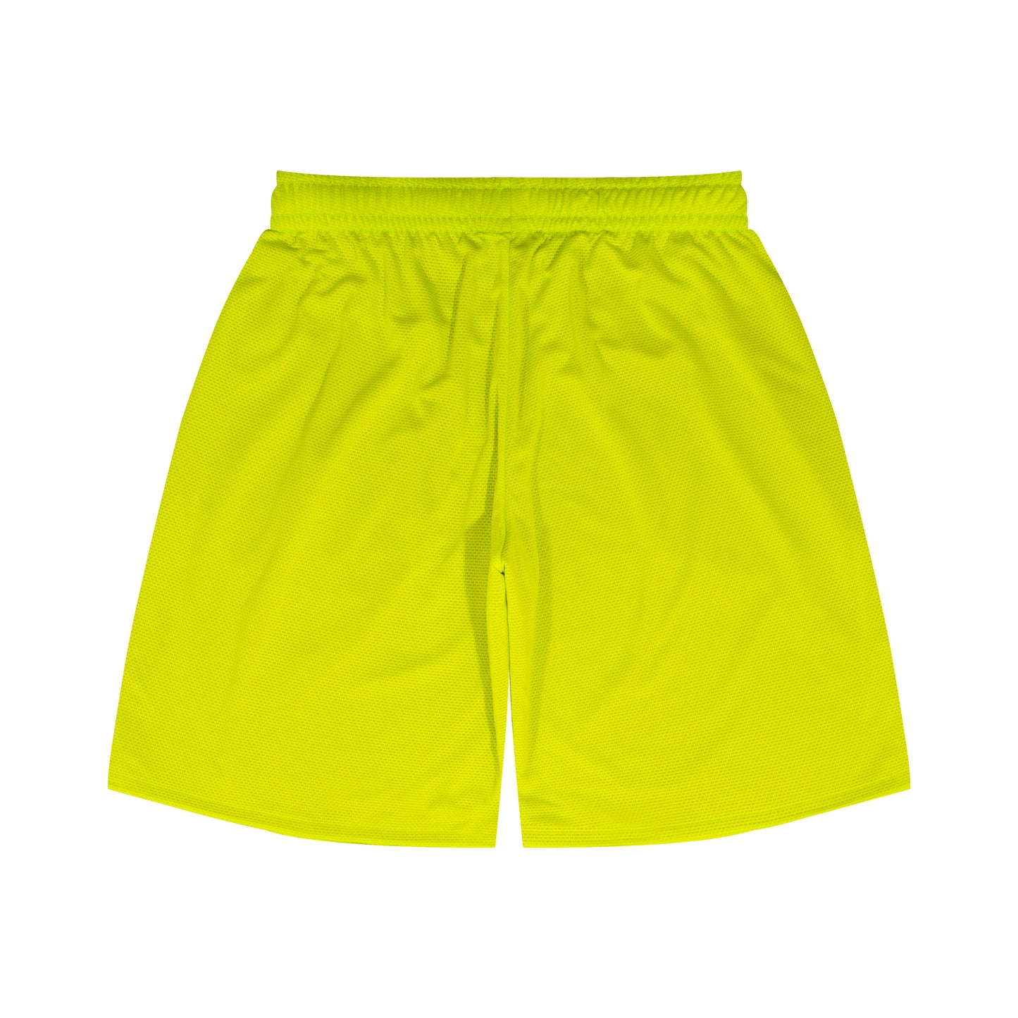 College Logo - STREETMOVE Mesh Zip Shorts (gray/lime)