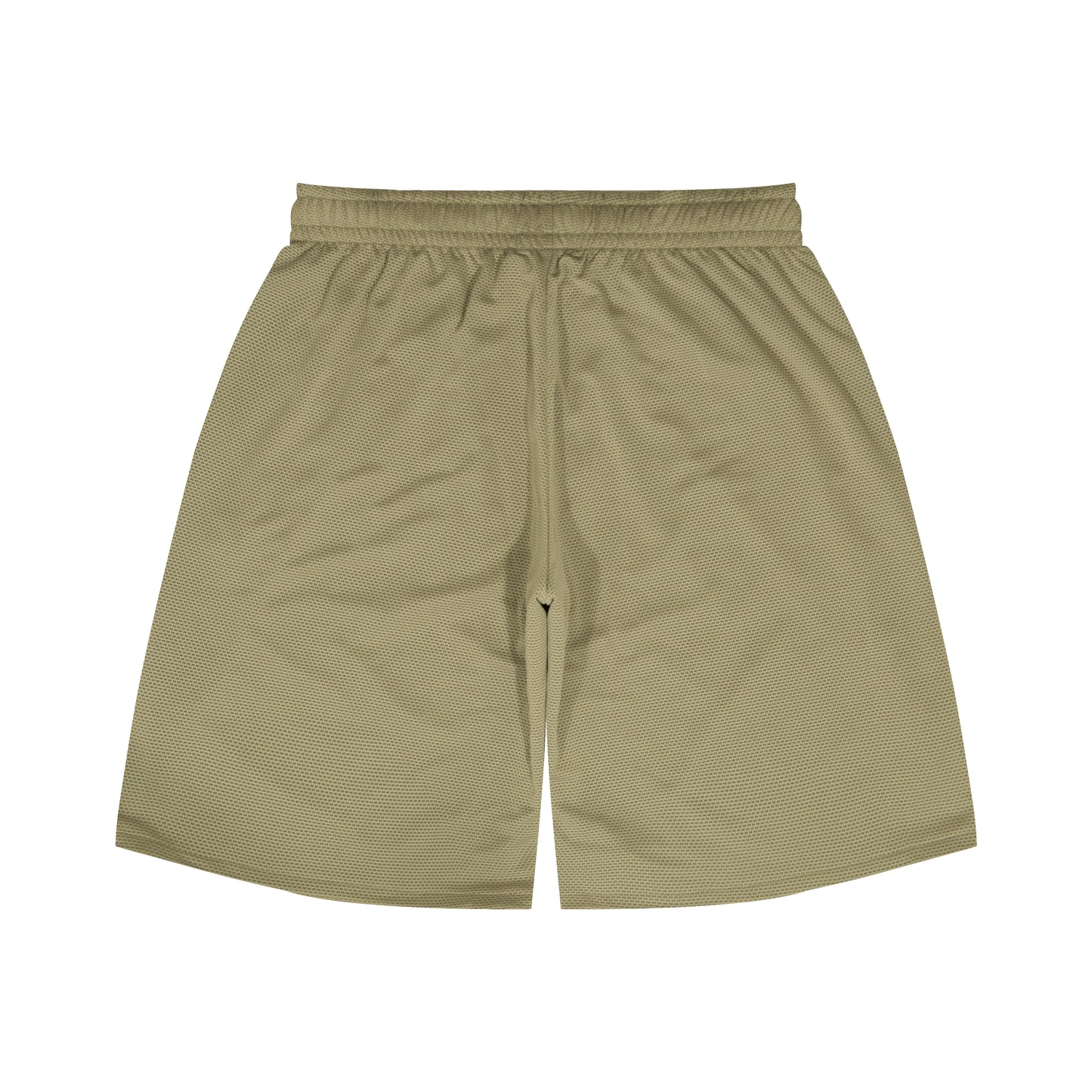 College Logo - STREETMOVE Mesh Zip Shorts (navy/taupe)
