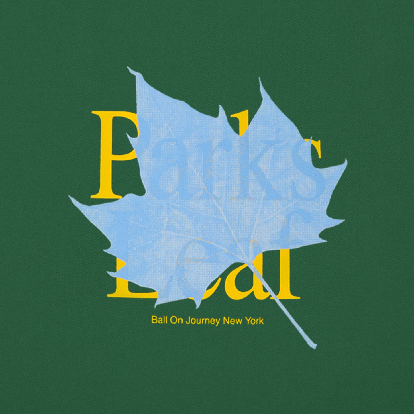 Parks Leaf Zip Shorts (forest green)