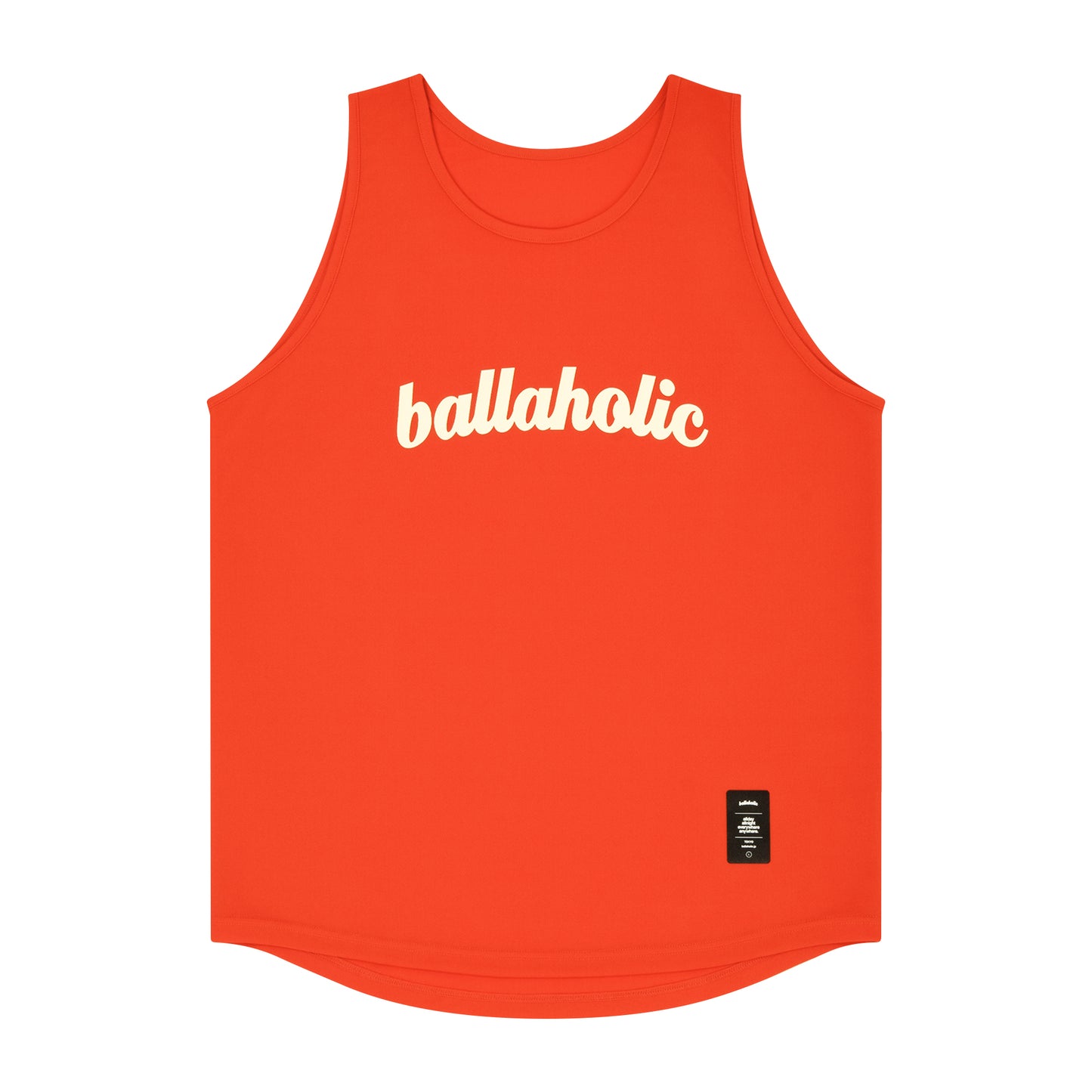 Logo Tank Top (orange red/off white)