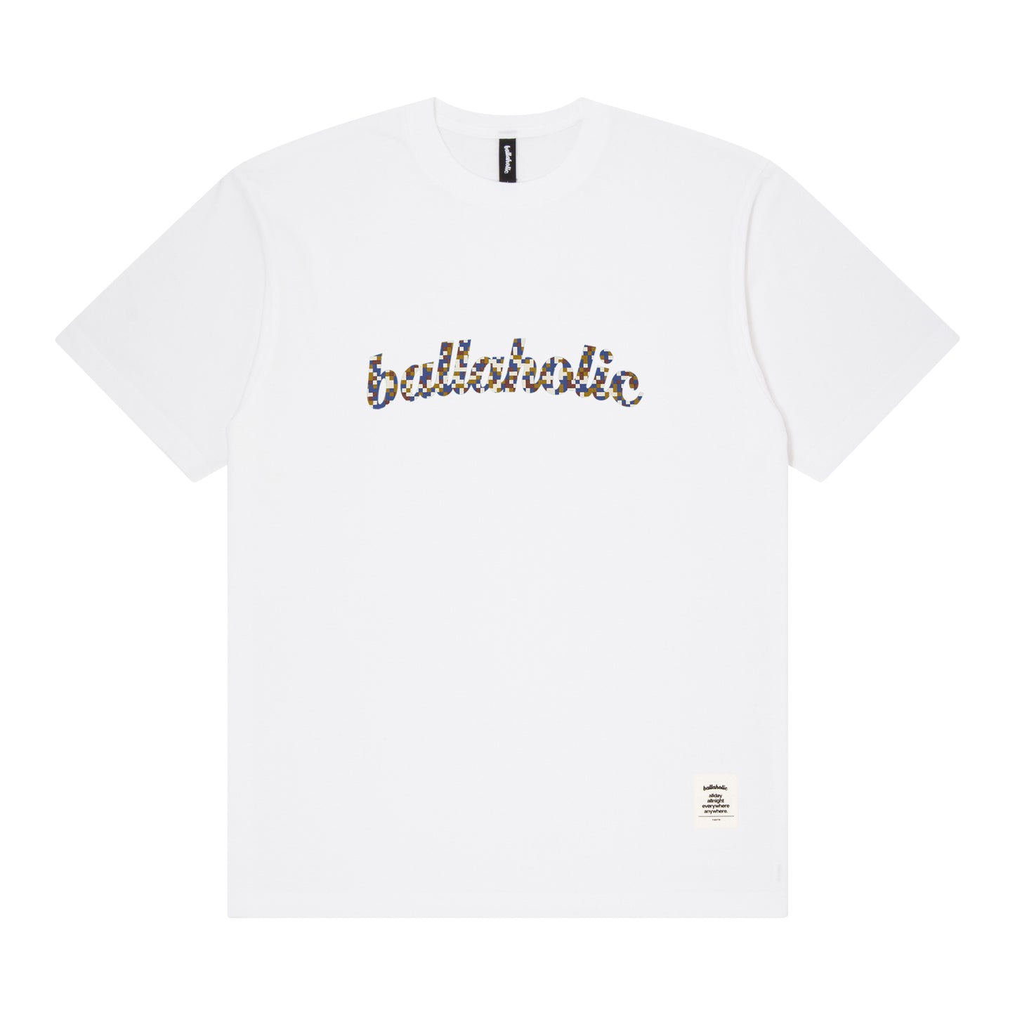 Digital Camo Logo Tee (white)