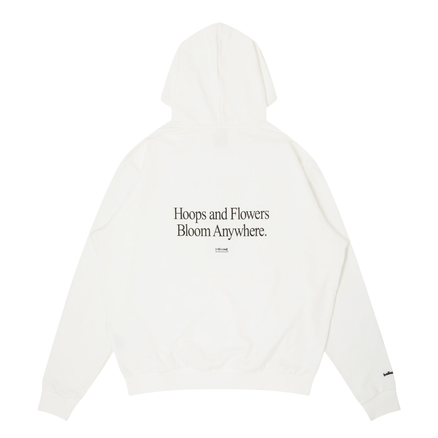 MARCOMONK × ballaholic Sweat Hoodie (white)