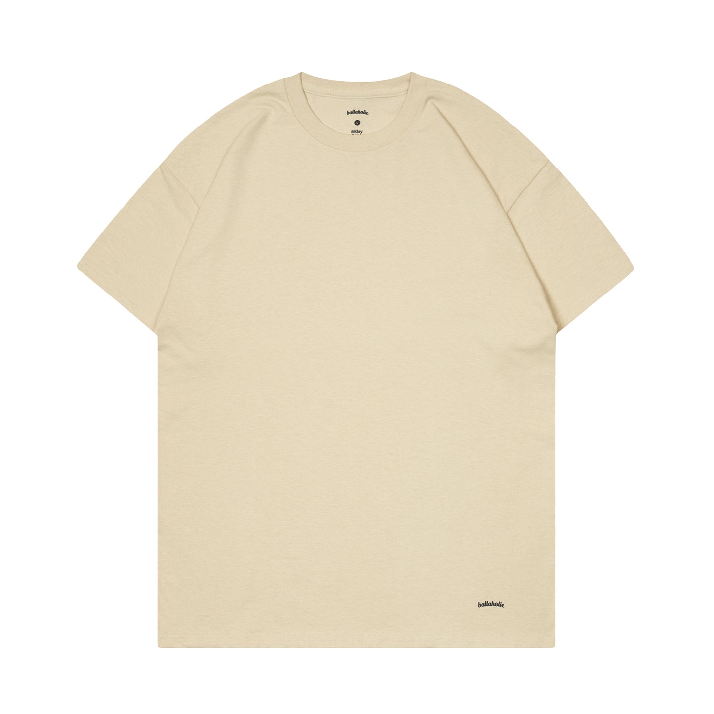 ballaholic 2 Pieces Crew Tee (sand beige, slate blue)