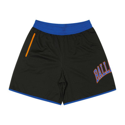 College Logo Single Pocket Shorts (black/blue)