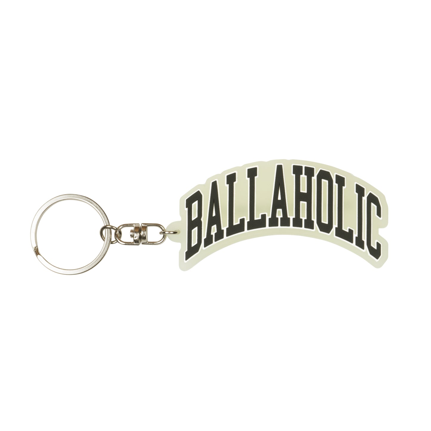 College Logo Luminous Keychain (black/white)