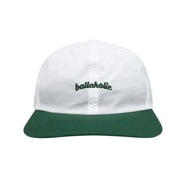 Logo Nylon 6P Cap (white/bottle green)