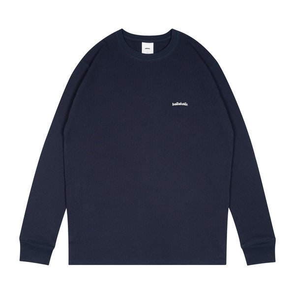 Logo Thermal Long Tee (navy)